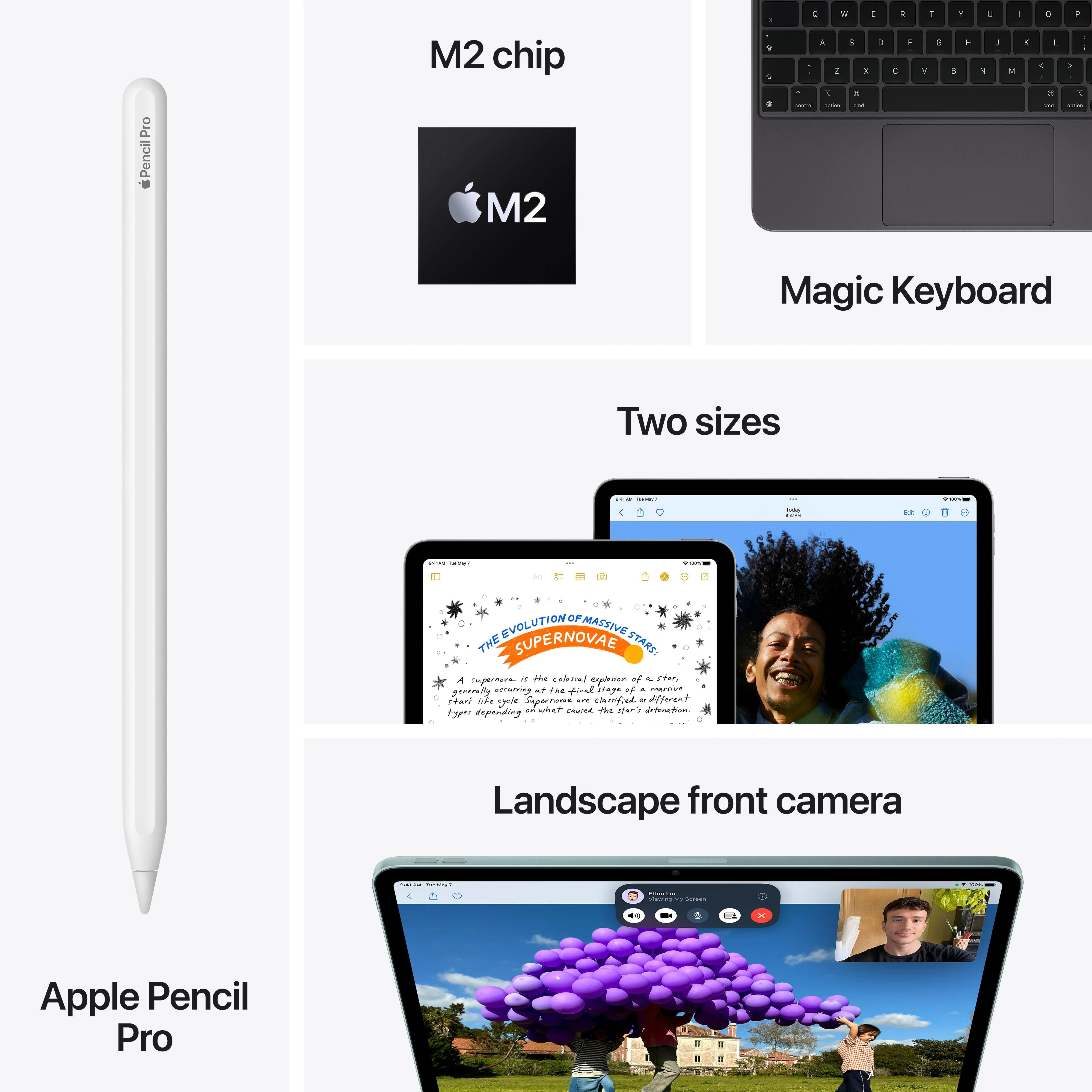 EOL 11-inch iPad Air Wi-Fi 512 GB - Paars (M2) - Image 9
