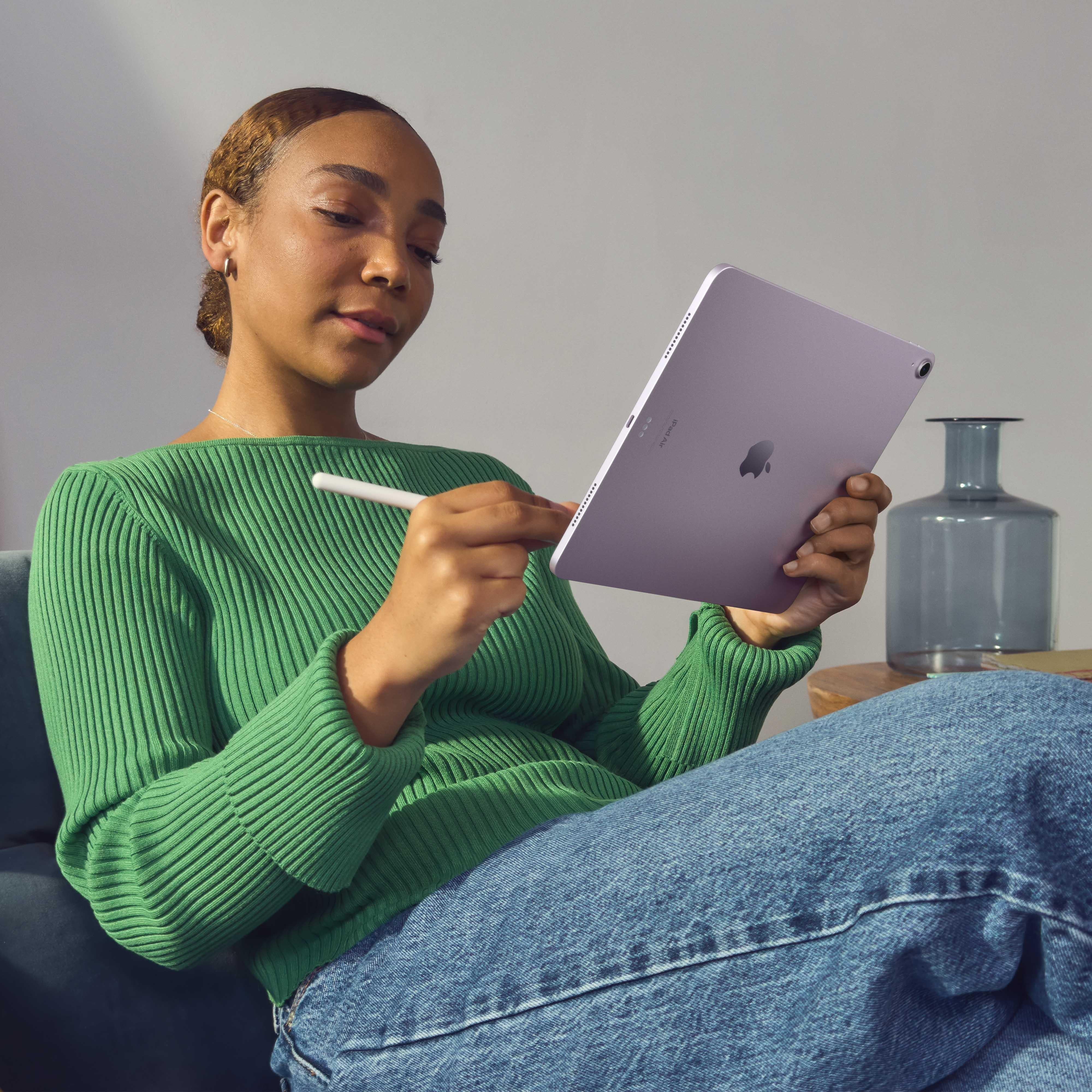 EOL 11-inch iPad Air Wi-Fi + Cellular 128 GB - Paars (M2) - Image 6
