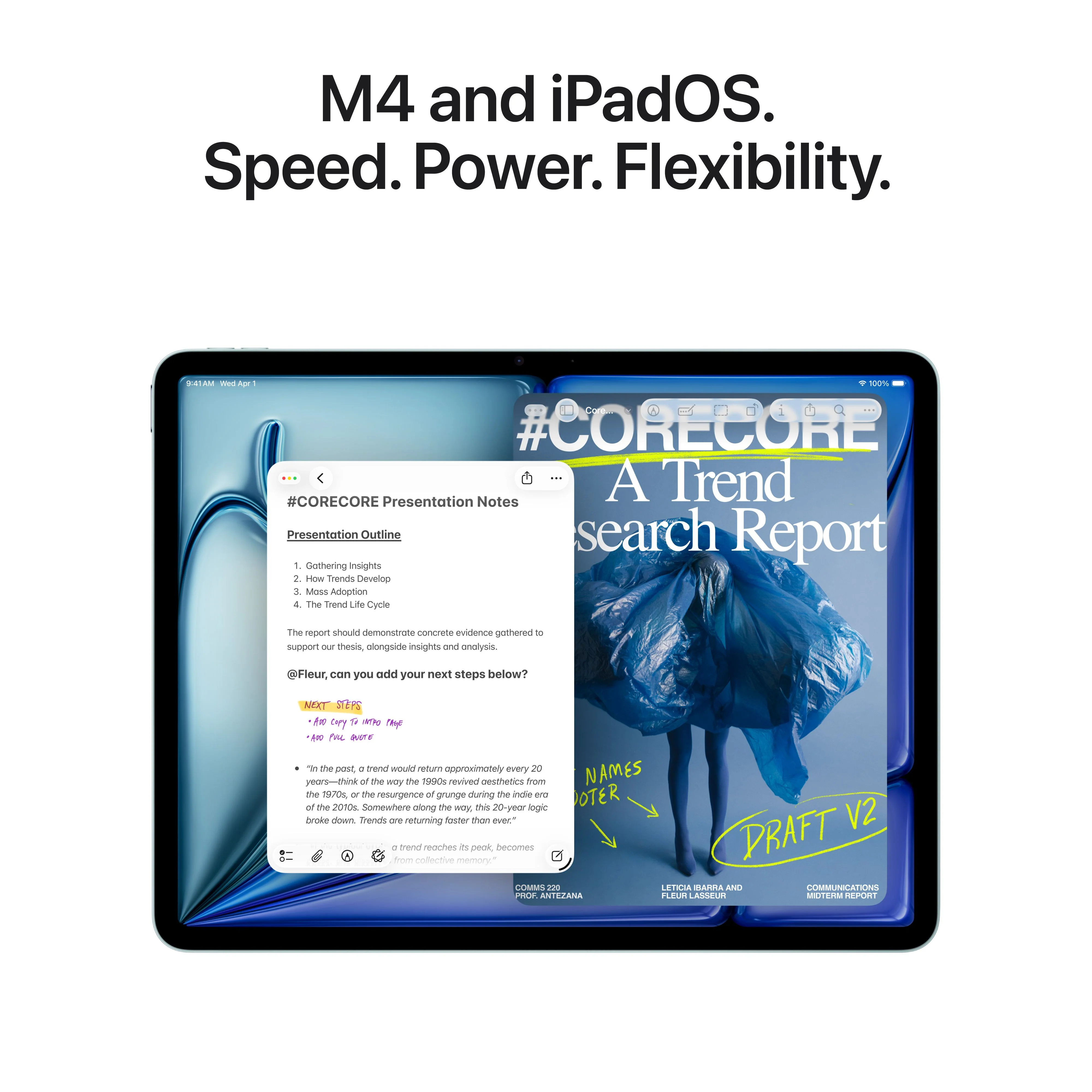 11-inch iPad Air Wi-Fi 128 GB - Paars (M4) - Image 4