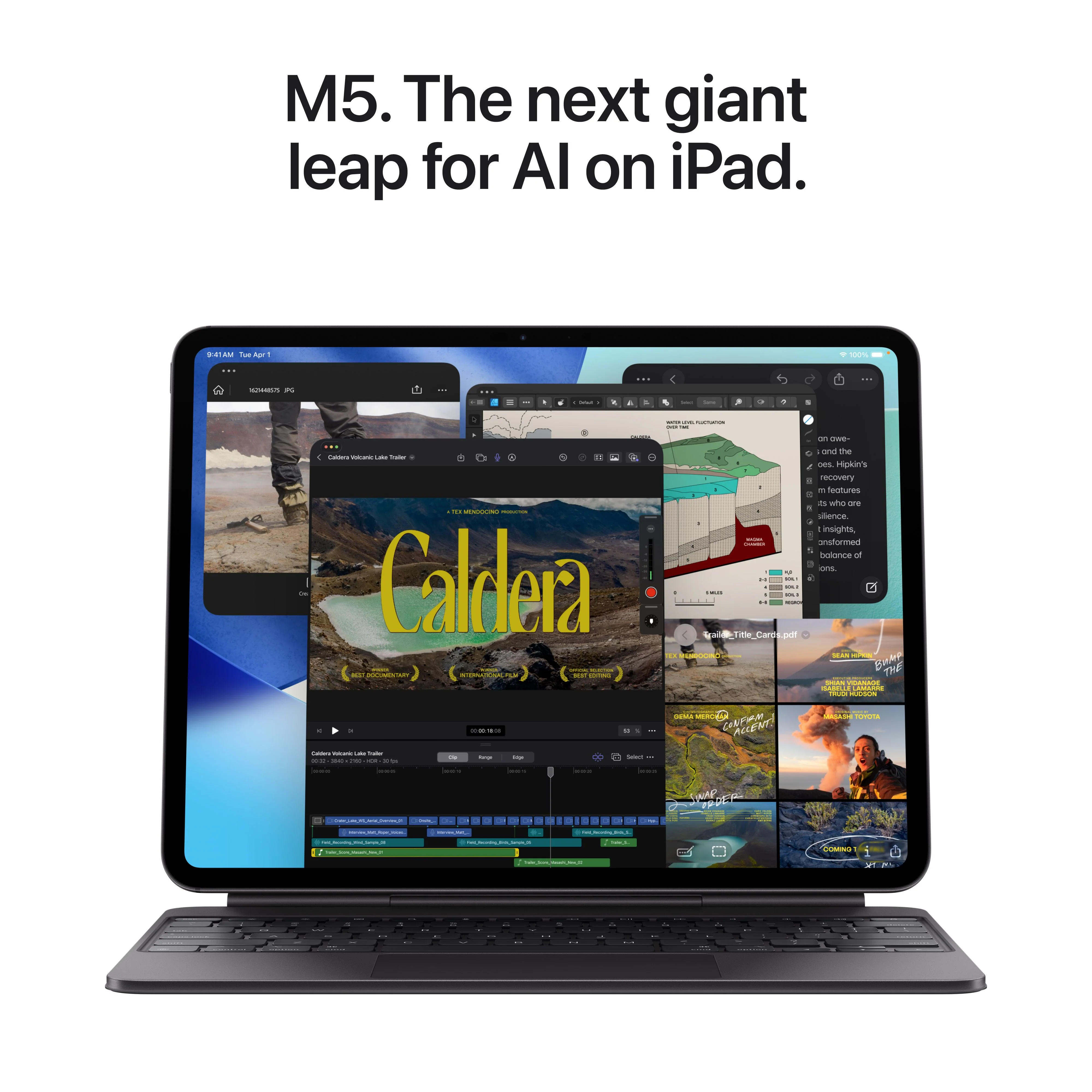 11‑inch iPad Pro Wi-Fi 1 TB Glas met nanotextuur - Spacezwart (M5) - Image 4