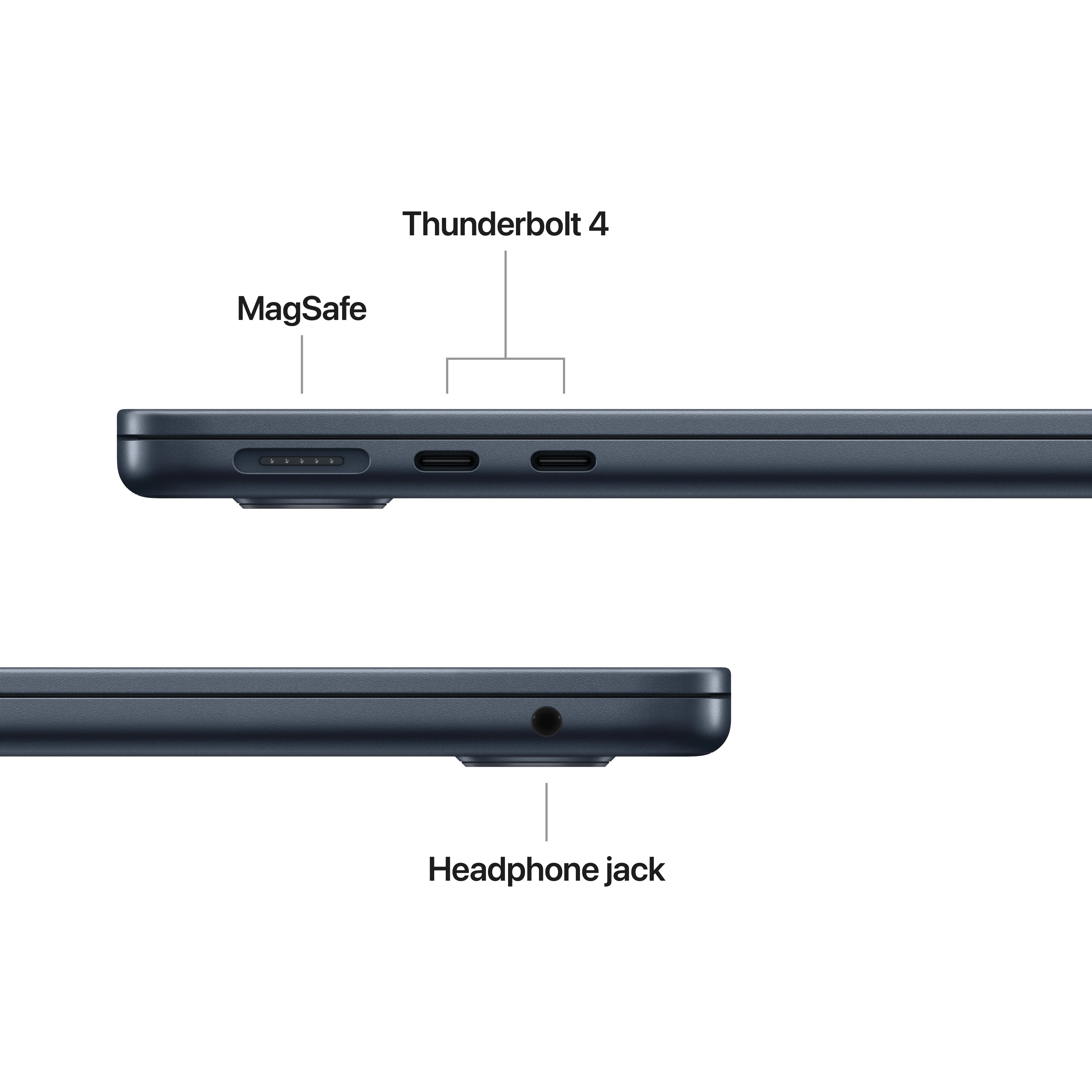 13-inch MacBook Air: Apple M5-chip met 10‑Core CPU en 10‑Core GPU, 16 GB, 1 TB SSD - Middernacht (Azerty FR) - Image 6