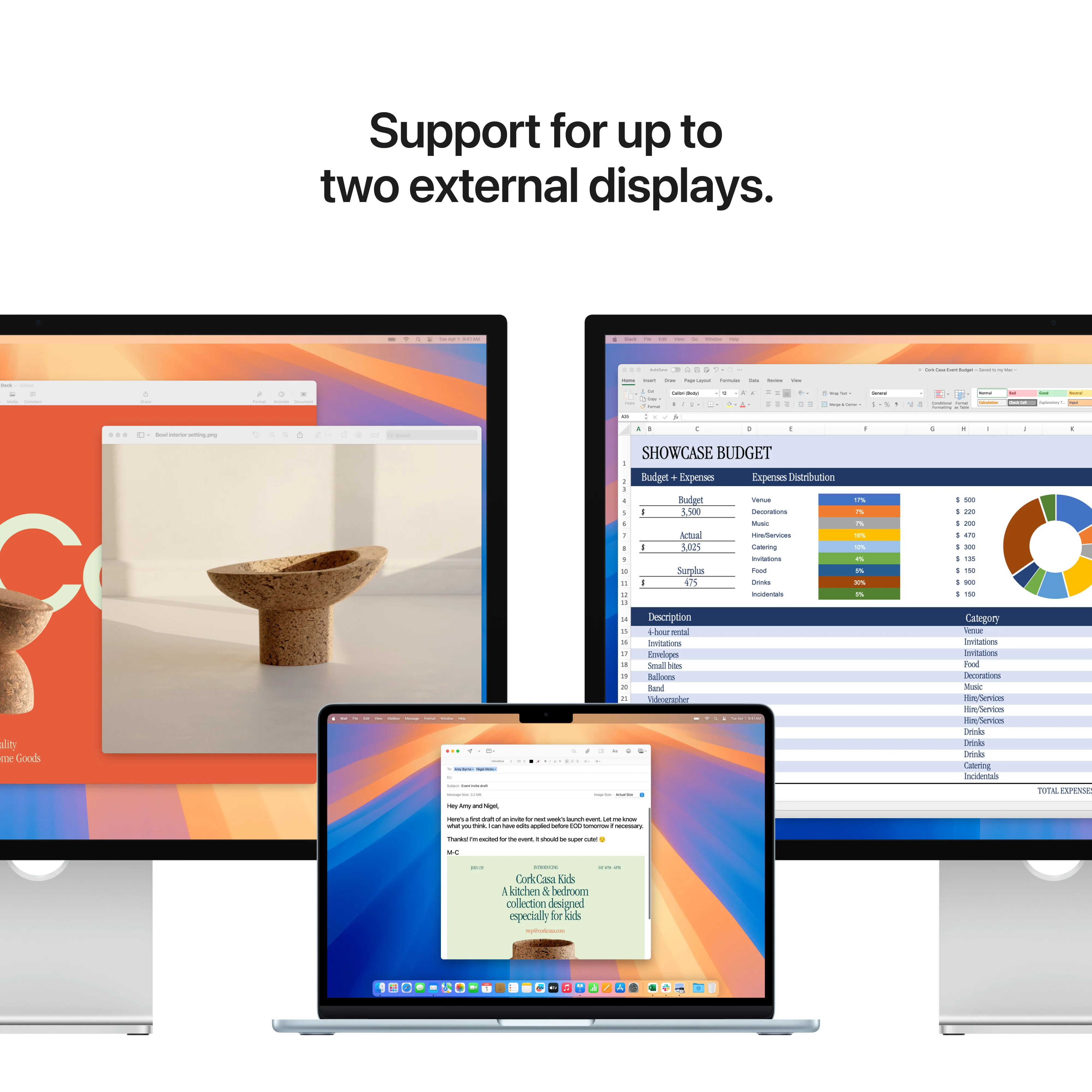 EOL 13-inch MacBook Air: Apple M4‑chip met 10‑core CPU en 8‑core GPU, 16 GB, 256 GB - Zilver (Azerty FR) - Image 9