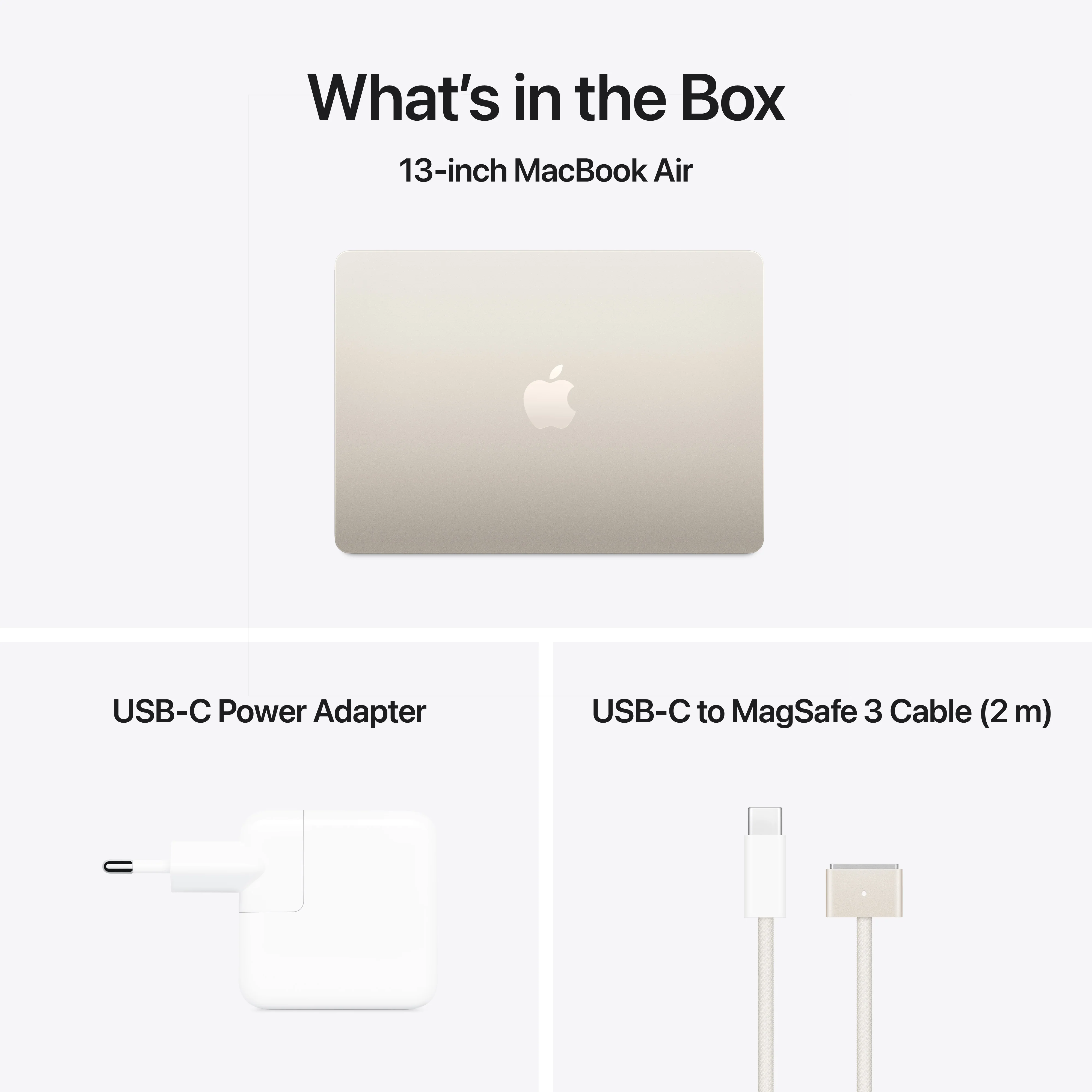 EOL 13-inch MacBook Air: Apple M4-chip met 10‑core CPU en 10‑core GPU, 16 GB, 512 GB - Sterrenlicht (Azerty FR) - Image 11