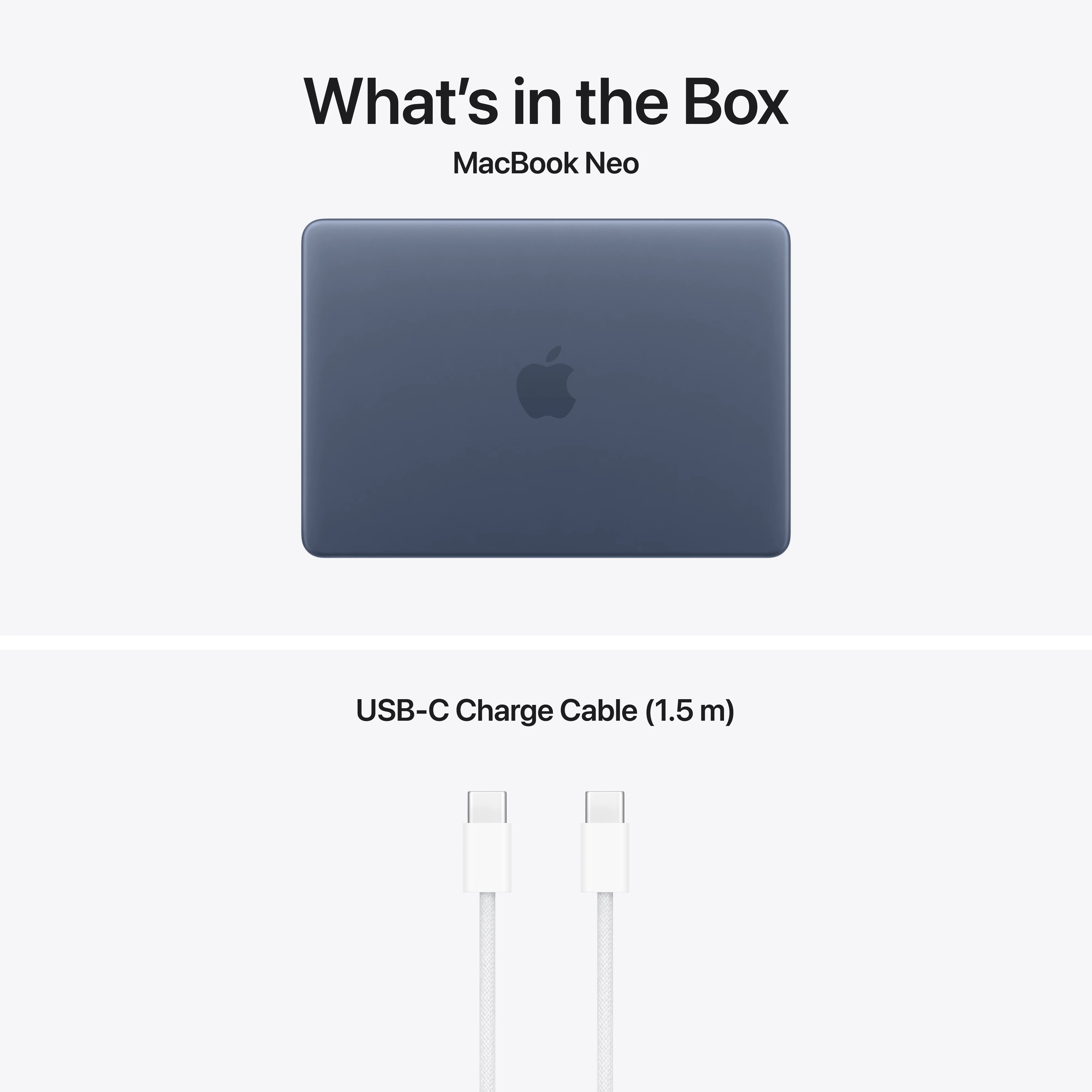 13-inch MacBook Neo: Apple A18 Pro-chip met 6‑core CPU en 5‑core GPU, Magic Keyboard met Touch ID, 8 GB, 512 GB SSD - Indigo (Qwerty NL) - Image 10