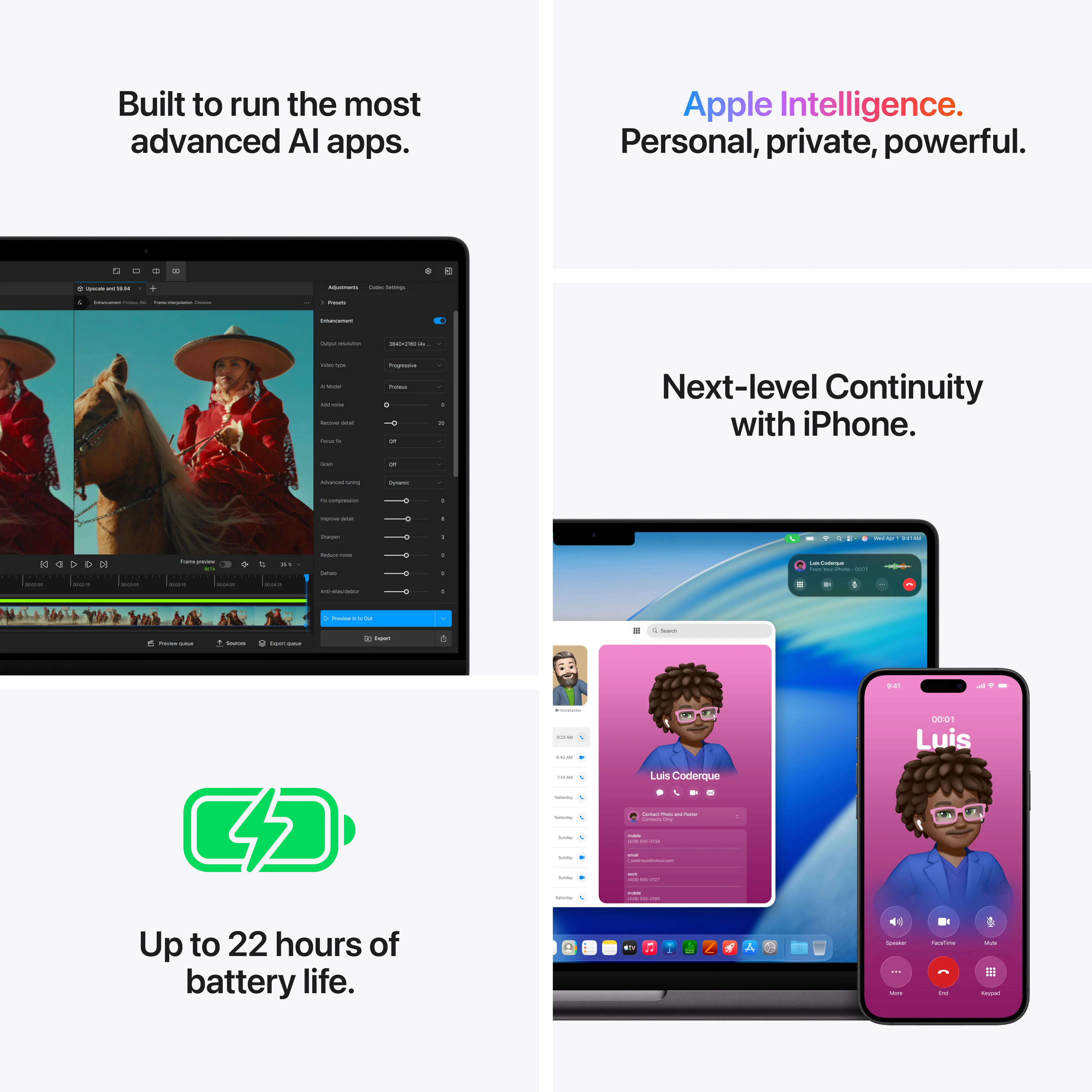 14-inch MacBook Pro: Apple M5 Pro-chip met 15‑Core CPU en 16‑Core GPU, 24 GB, 1 TB SSD - Spacezwart (Azerty FR) - Image 8