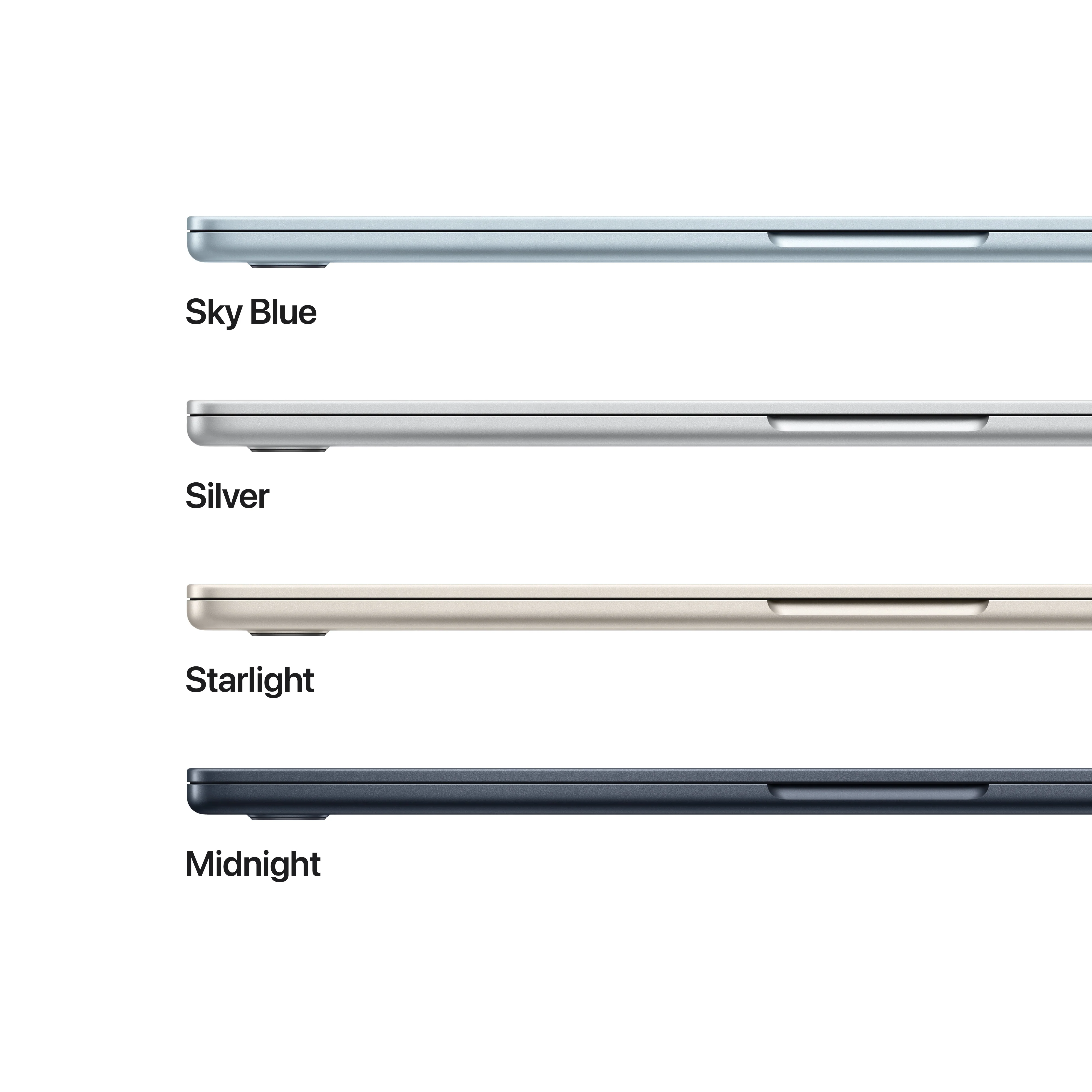 15-inch MacBook Air: Apple M5-chip met 10‑Core CPU en 10‑Core GPU, 16 GB, 1 TB SSD - Sterrenlicht (Azerty FR) - Image 3