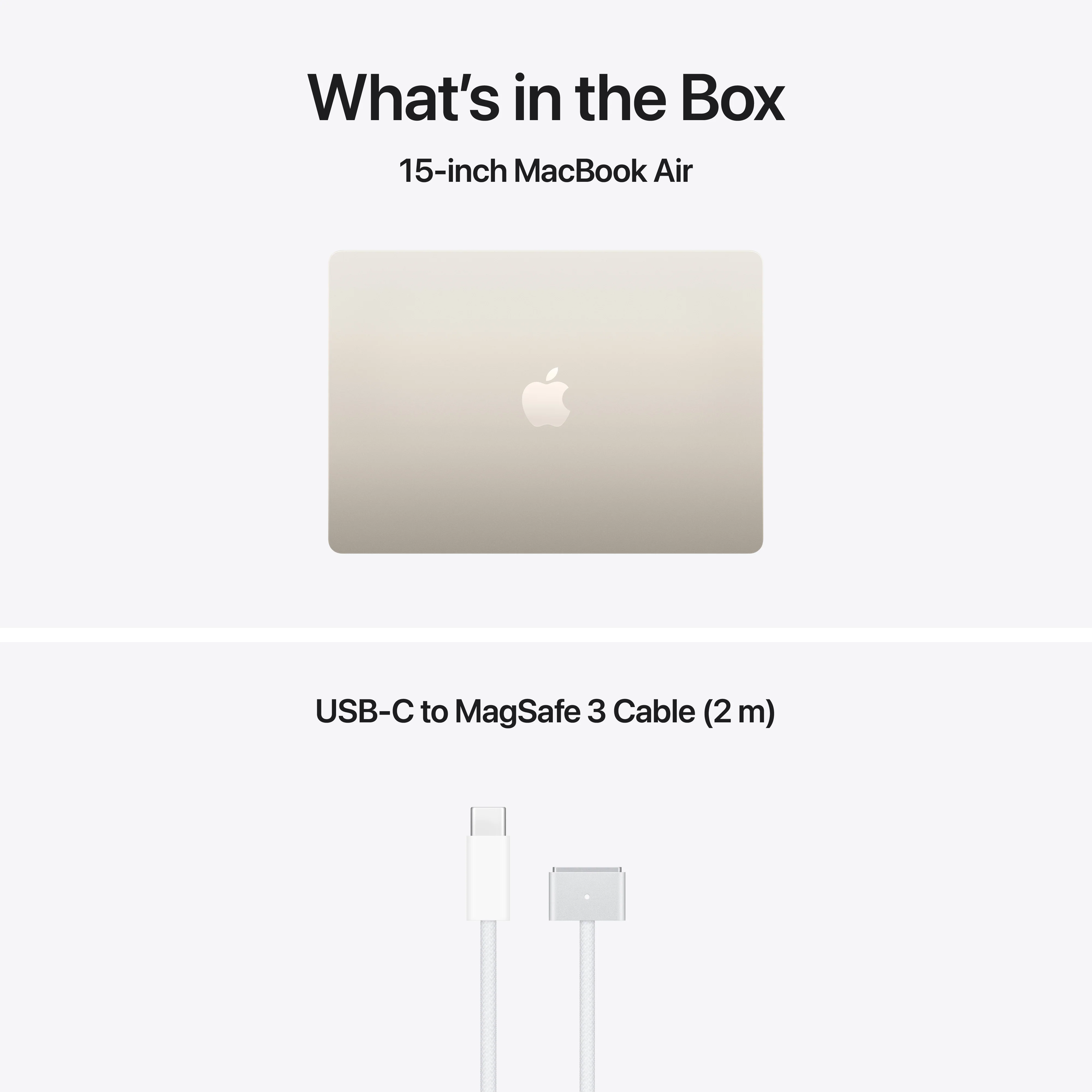 15-inch MacBook Air: Apple M5-chip met 10‑Core CPU en 10‑Core GPU, 16 GB, 1 TB SSD - Sterrenlicht (Azerty FR) - Image 9