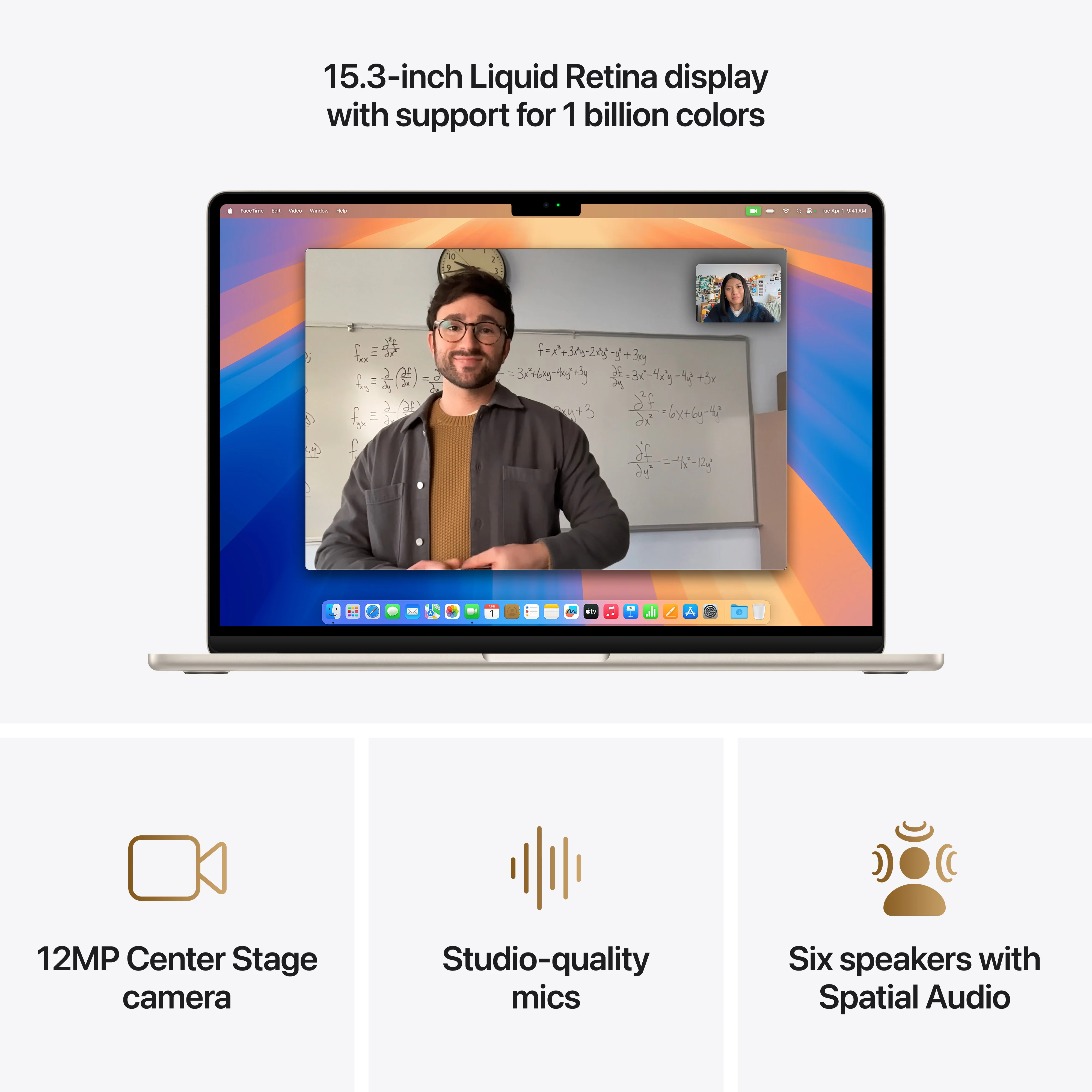 EOL 15-inch MacBook Air: Apple M4-chip met 10‑core CPU en 10‑core GPU, 16 GB, 256 GB - Sterrenlicht (Azerty FR) - Image 5