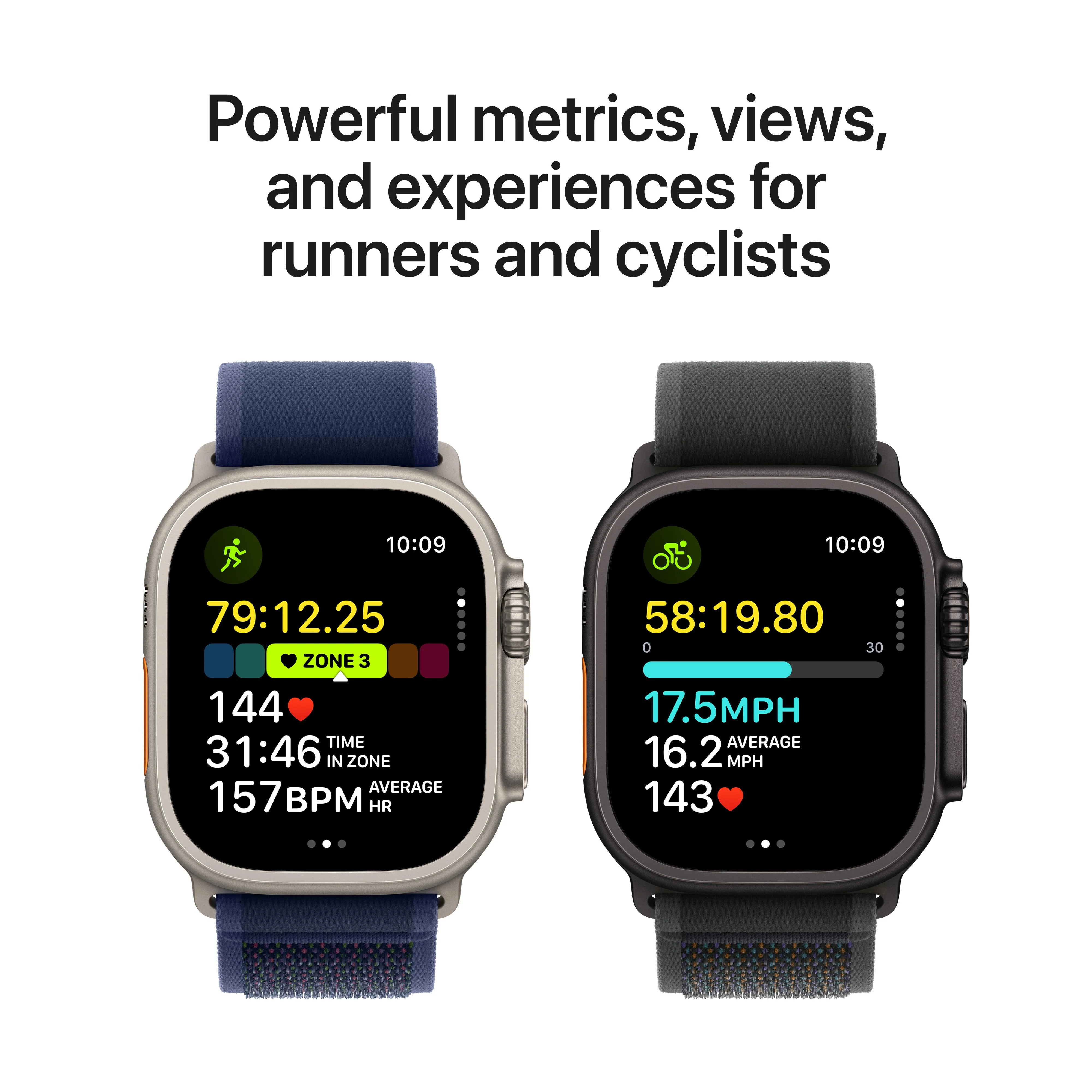 EOL Apple Watch Ultra 2 (GPS + Cellular) • 49-mm kast van zwart titanium • Milanees bandje van zwart titanium - Medium - Image 4
