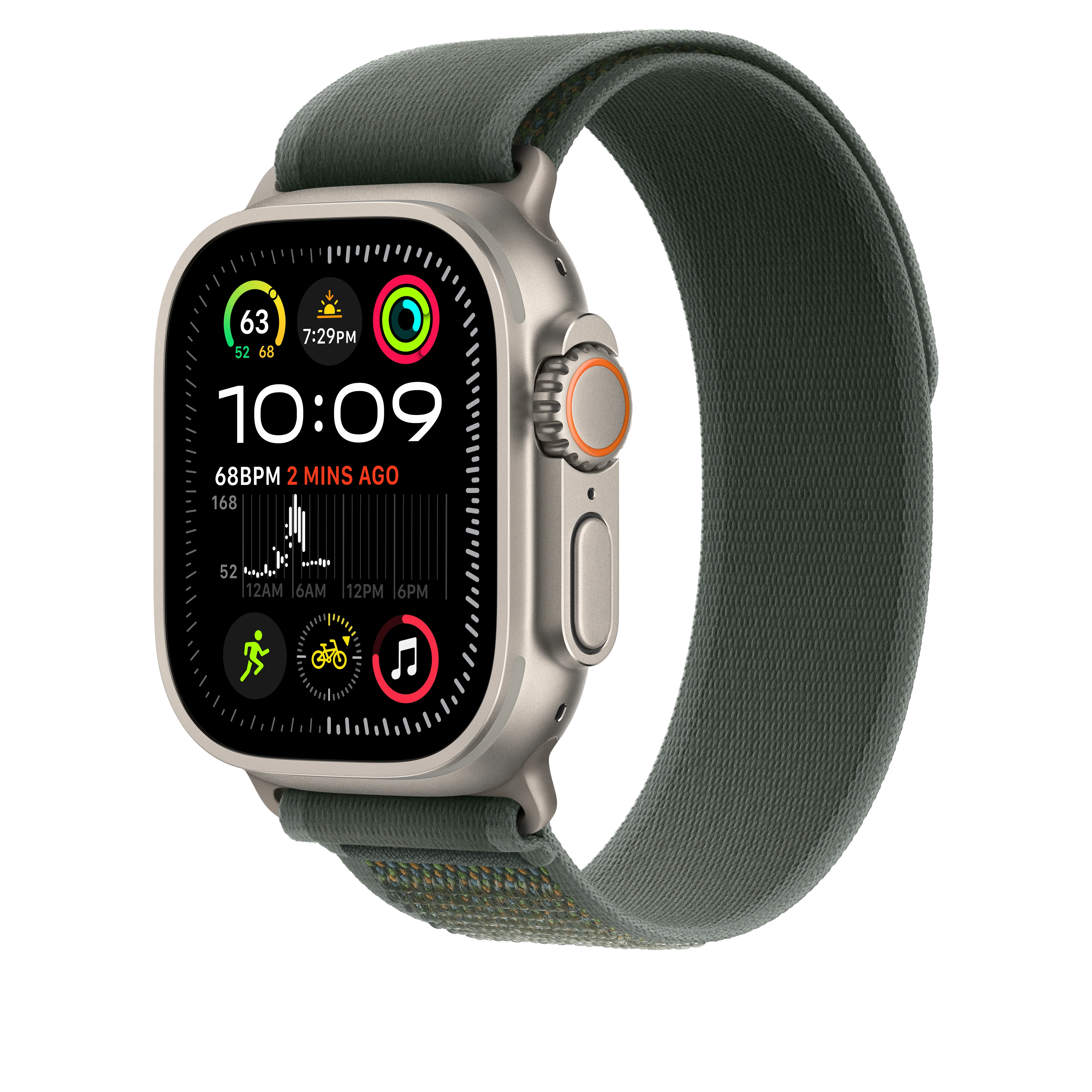 EOL Trail-bandje - Groen (49 mm) - M/L - Naturel titanium - Image 2