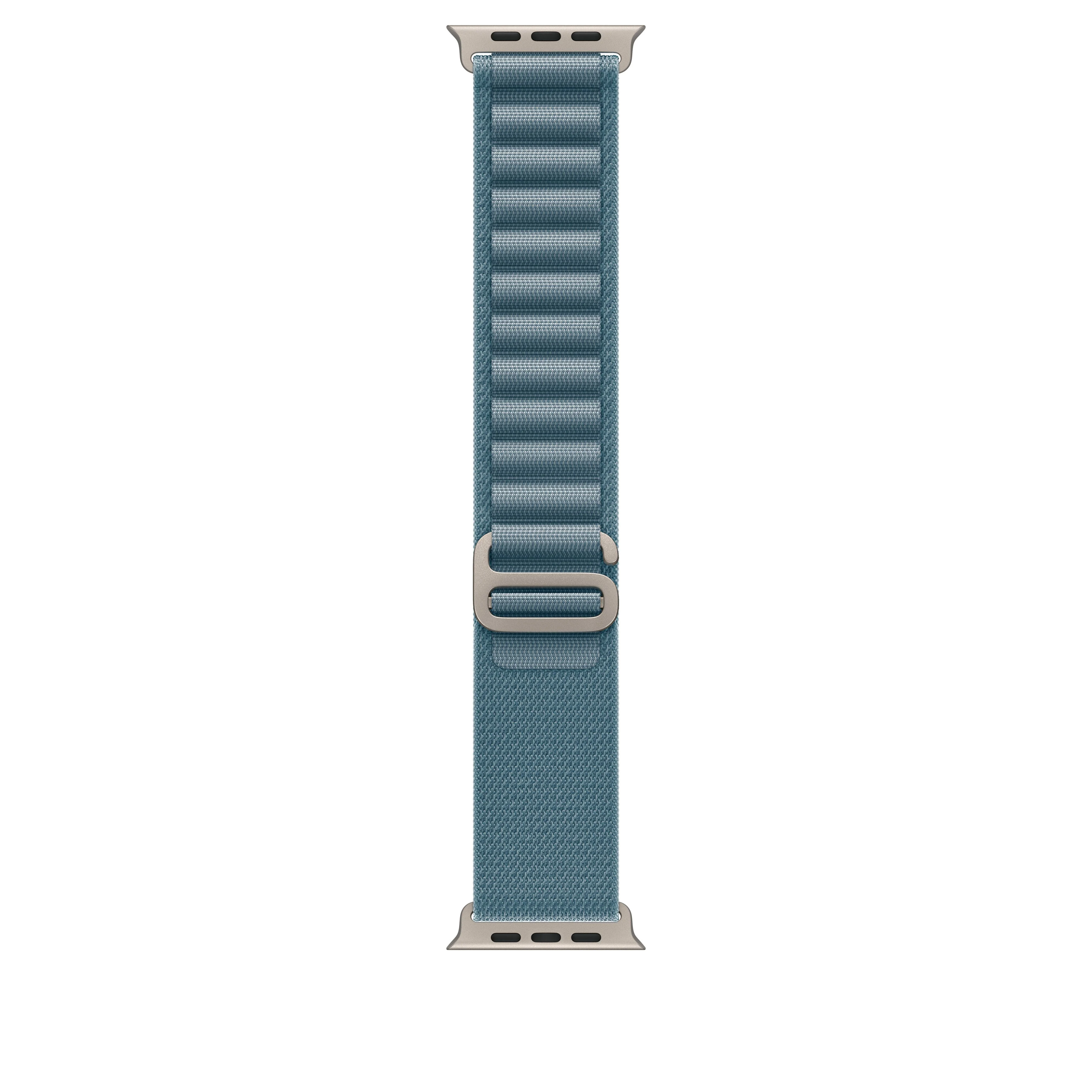 Alpine-bandje - Lichtblauw (49 mm) - S - Naturel titanium