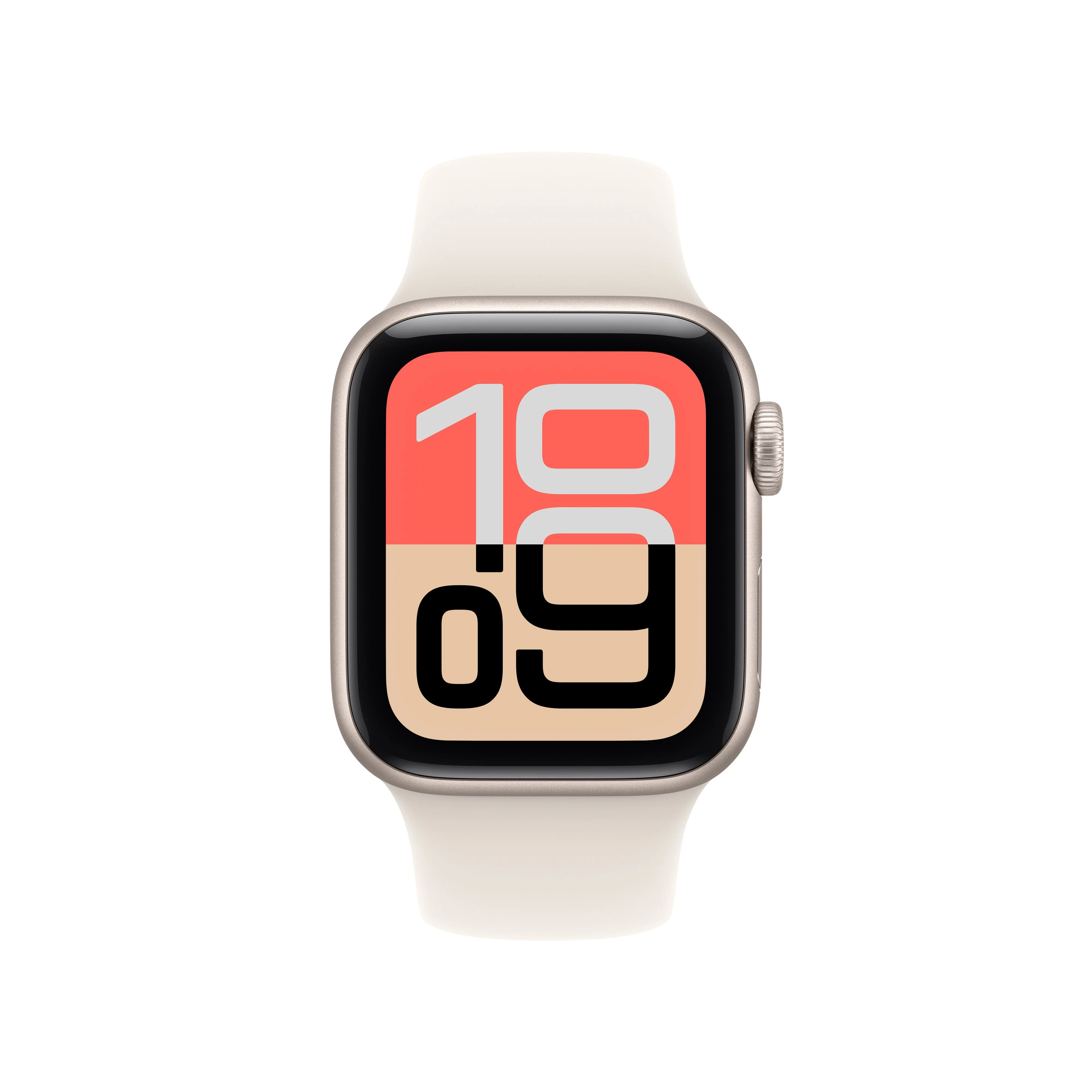 Apple Watch SE 3 (GPS) • 40‐mm kast van sterrenlicht aluminium • Sterrenlicht sportbandje - S/M - Image 2