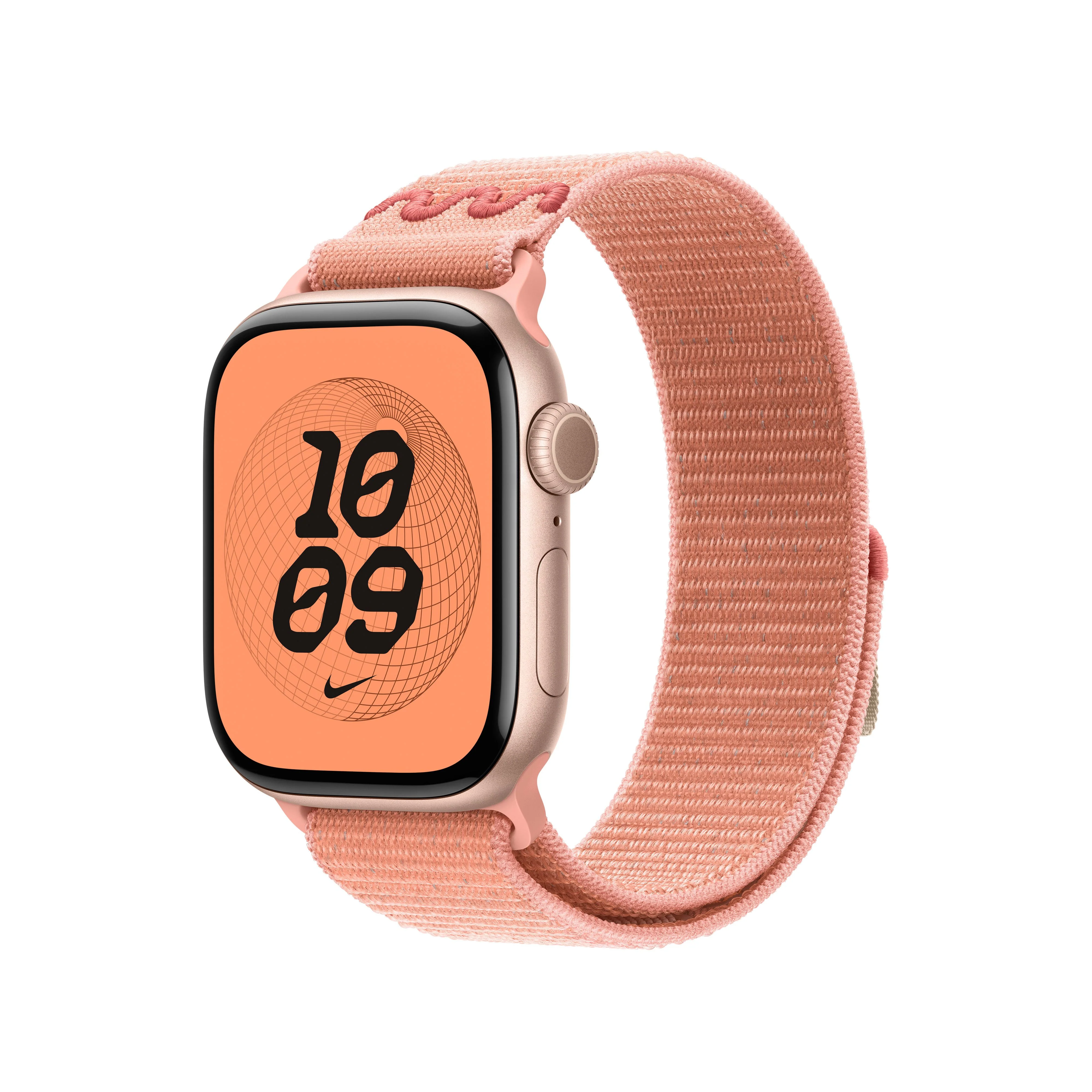 Geweven sportbandje van Nike - Alpenglow Pink (42 mm) - Image 2