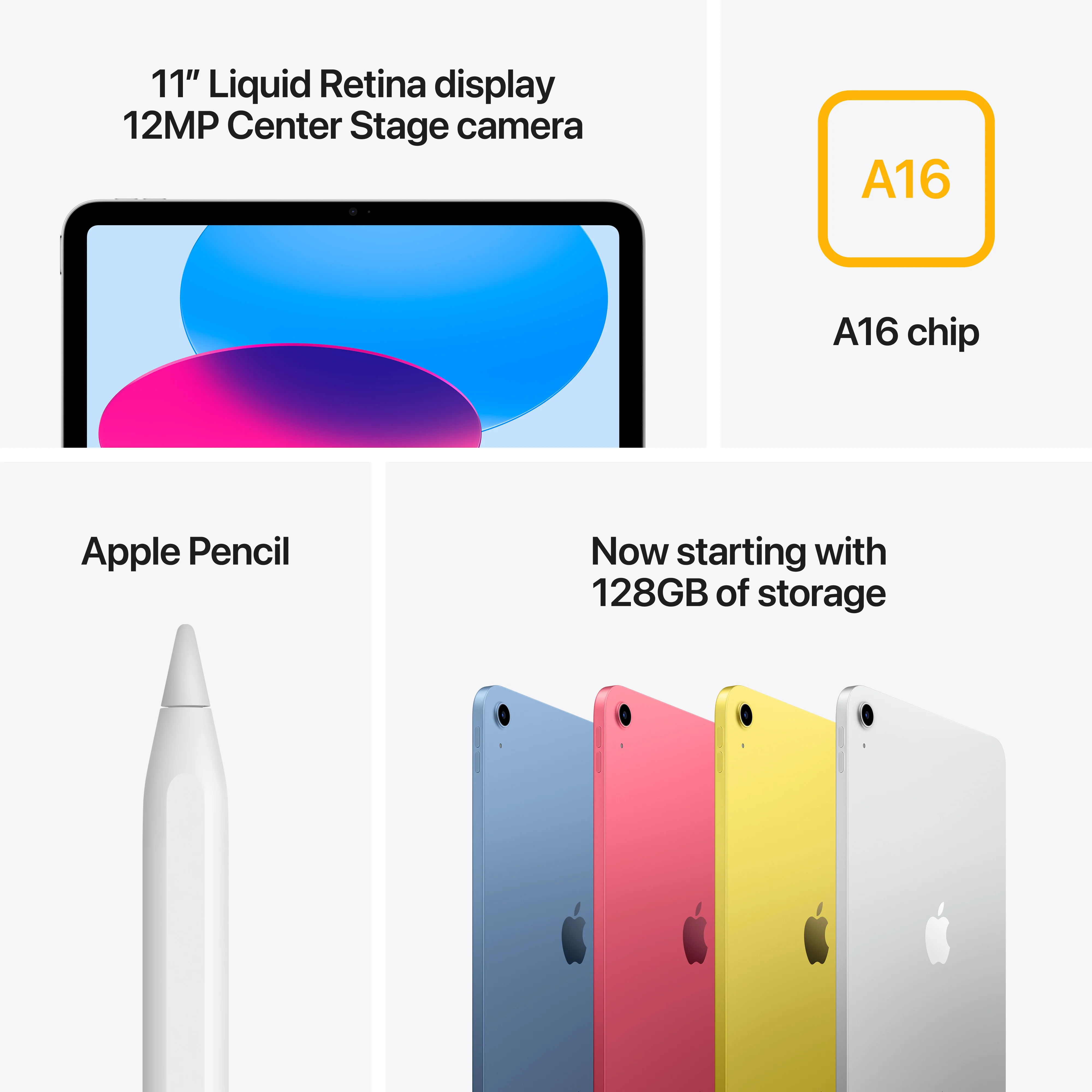 iPad Wi-Fi 128 GB - Roze (A16) - Image 7