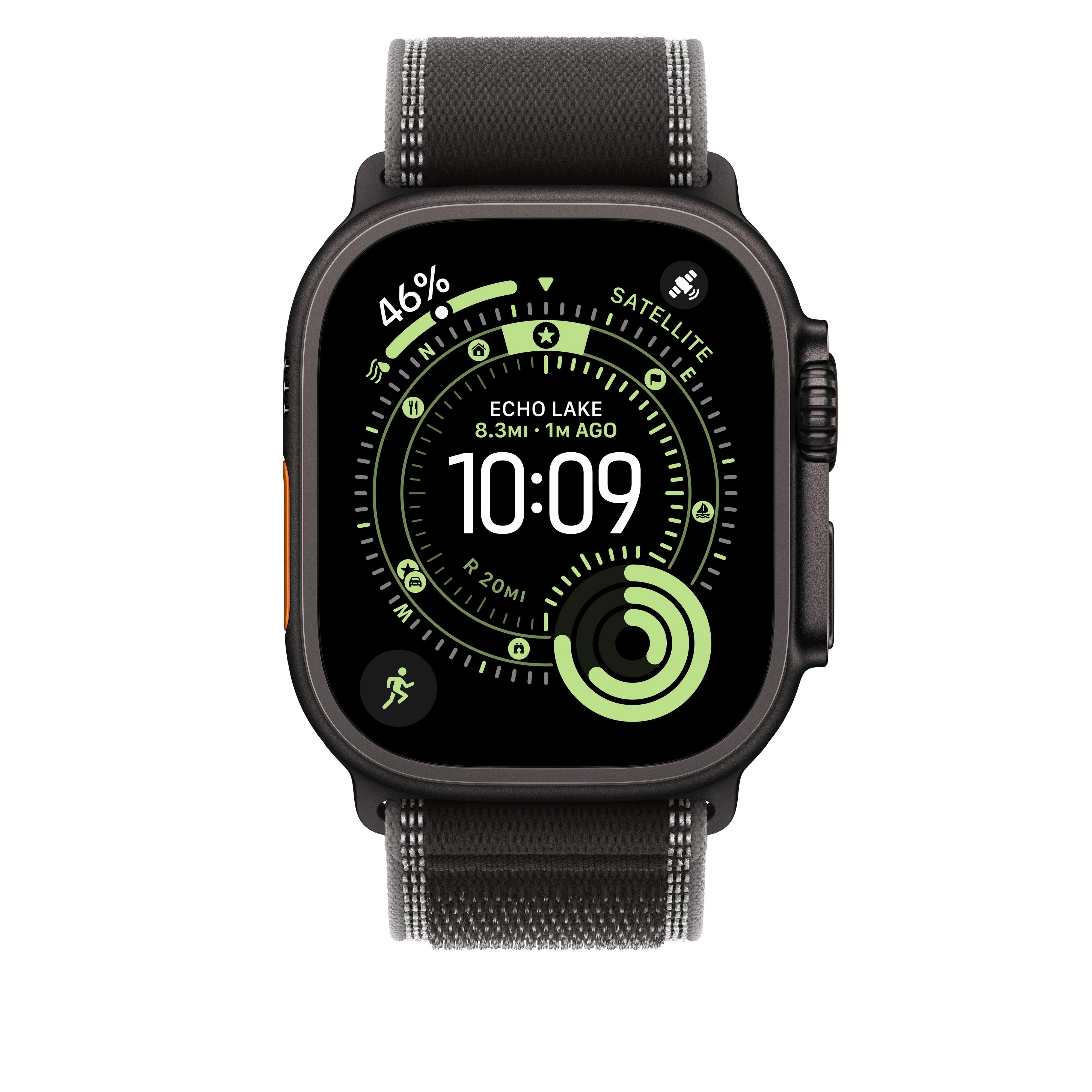 Trail-bandje - Zwart/Houtskool (49 mm) - M/L - Zwart titanium - Image 3