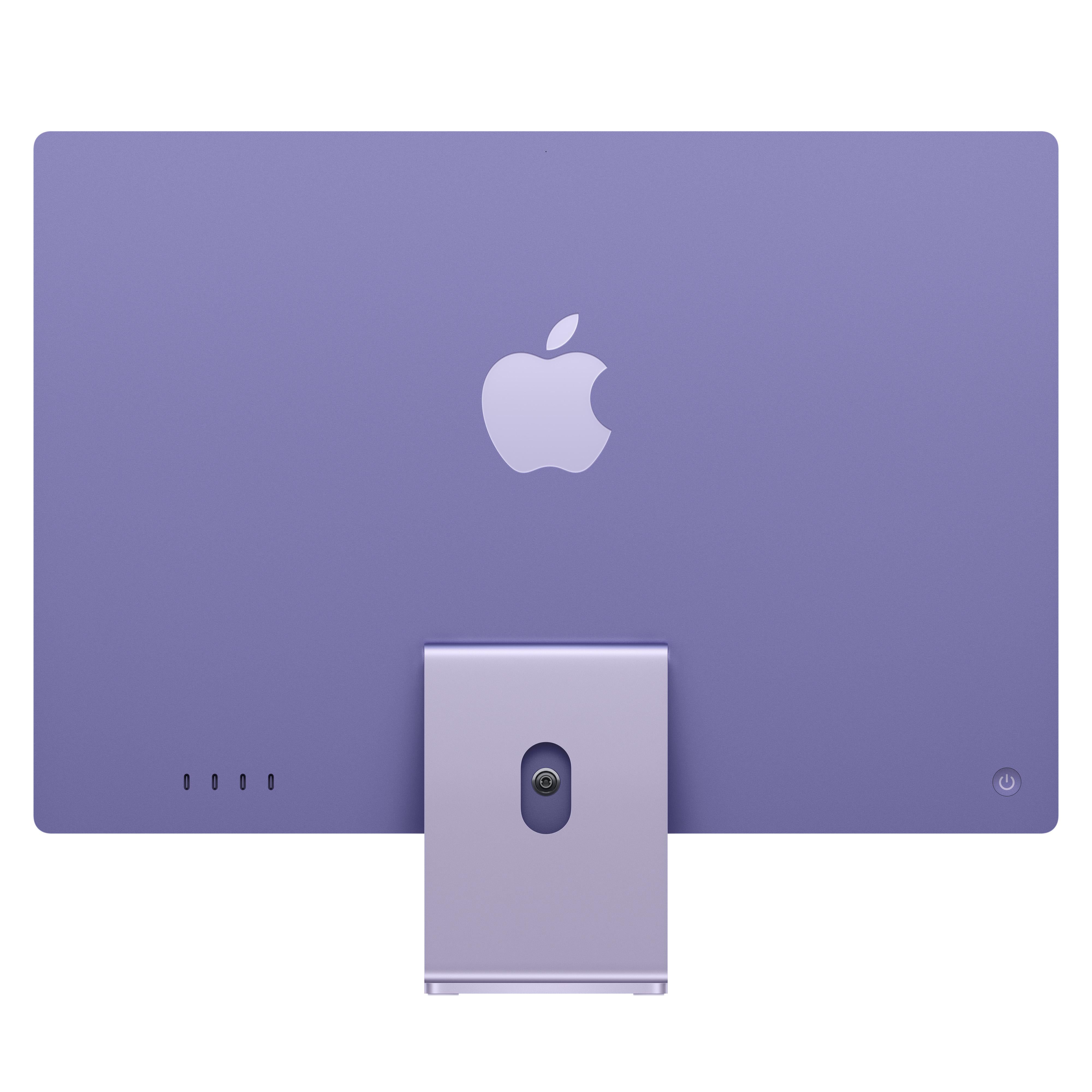 CTO 24-inch iMac met Retina 4,5K‑display: Apple M4-chip met 10‑core CPU en 10‑core GPU, 16 GB, 256 GB, Magic Keyboard met Touch ID - Paars (Azerty FR) - Image 2