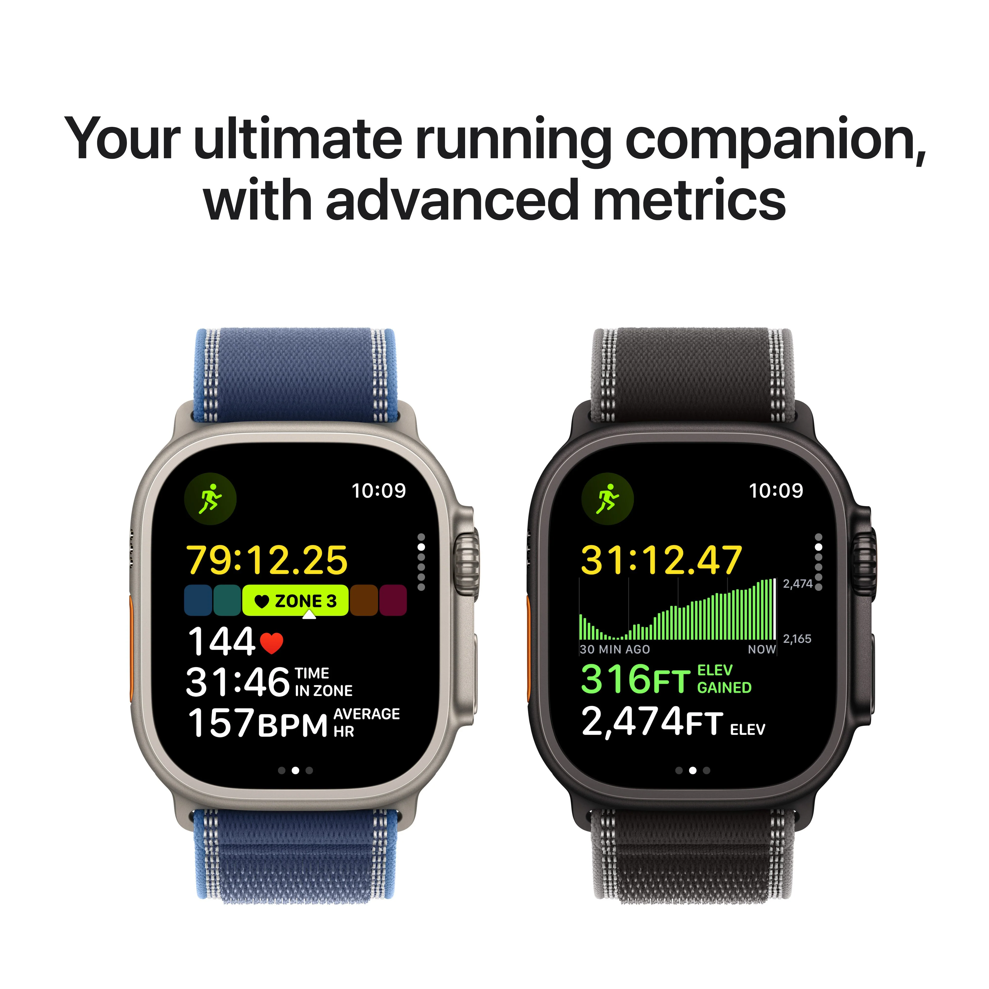 Apple Watch Ultra 3 (GPS + Cellular) • 49-mm kast van naturel titanium • Milanees bandje van naturel titanium - L - Image 4
