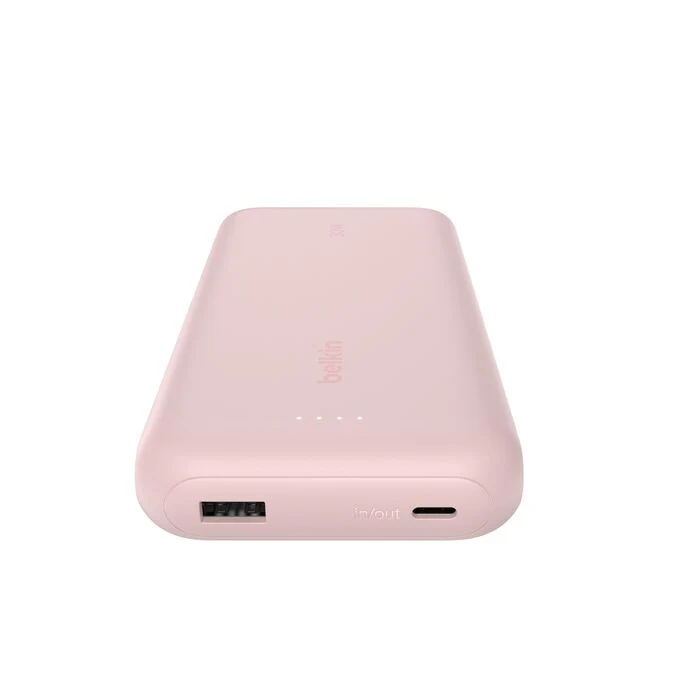 EOL Belkin BoostCharge | 20.000mAh-powerbank met geïntegreerde USB-C-kabel - Roze - Image 4