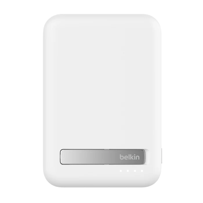 EOL Belkin BoostCharge | Magnetische draadloze 10.000mAh-powerbank met Qi2 + standaard - Wit - Image 5