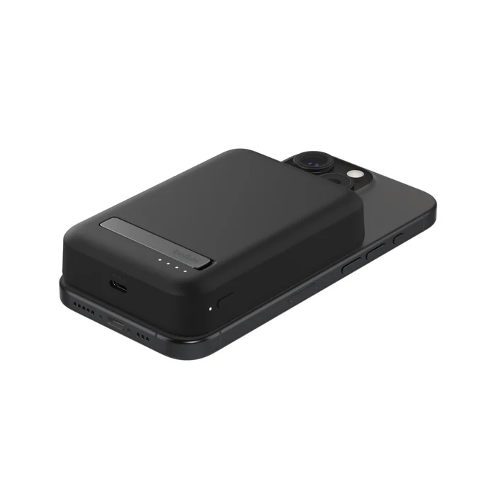 EOL Belkin BoostCharge | Magnetische draadloze 10.000mAh-powerbank met Qi2 + standaard - Zwart - Image 5