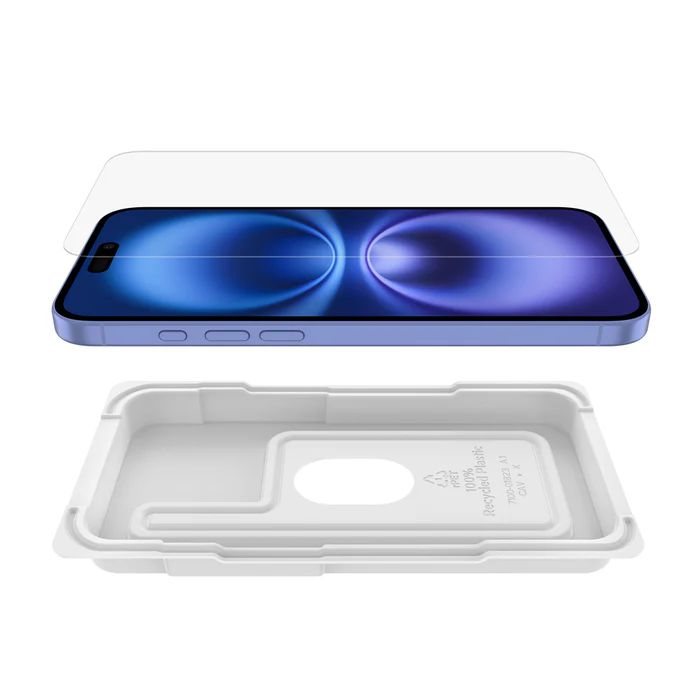 Belkin Screen Protector voor iPhone 16 Plus / iPhone 15 Plus / iPhone 14 Pro Max - Recycled Glass (Boxed) - Image 2