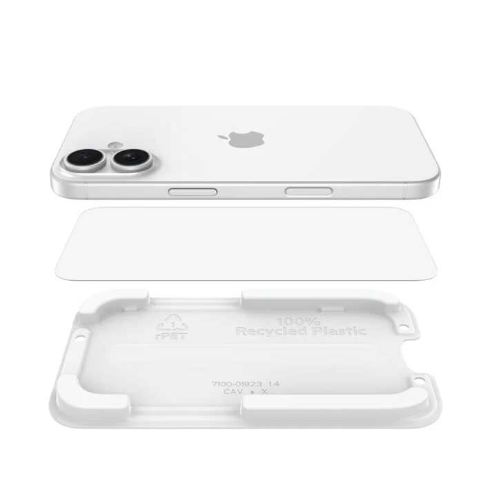 Belkin Screen Protector voor iPhone 17 / iPhone 16 Pro - Recycled Glass (Boxed) - Image 3