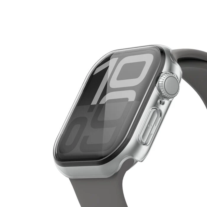 Belkin ScreenForce | TemperedCurve Antimicrobiële Screenprotector + bumper voor Apple Watch Series 10/11 - 42 mm - Zwart - Image 2