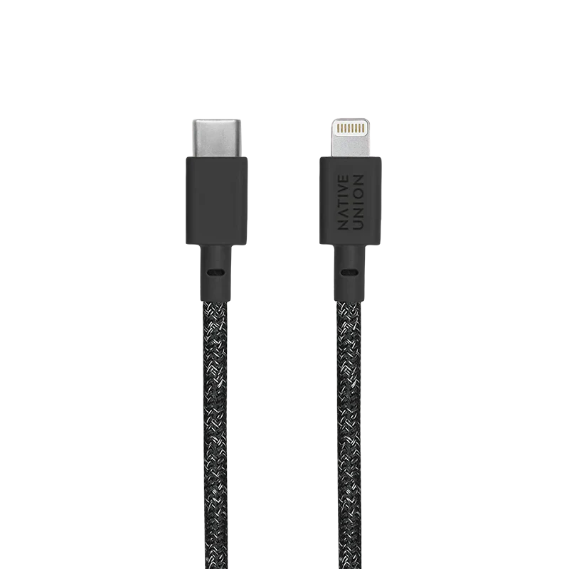 Native Union Belt USB-C-naar-Lightning-kabel - 1,2m - Kosmoszwart - Image 2