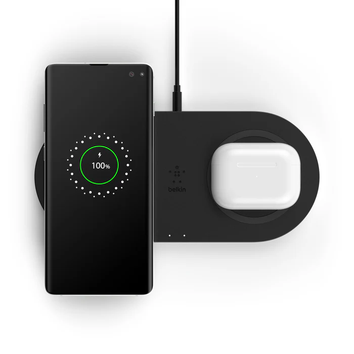 EOL Belkin BoostCharge | Dubbel draadloos laadstation - Zwart
