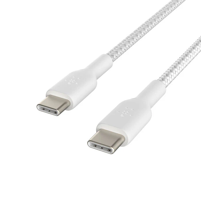 Belkin BoostCharge | Gevlochten USB-C/USB-C-kabel - 1m - Wit - Image 3