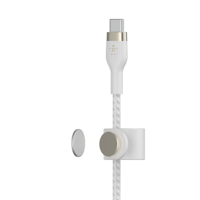Belkin BoostCharge Pro Flex | Gevlochten siliconen USB-C/Lightning-kabel - 3m - Wit - Image 3