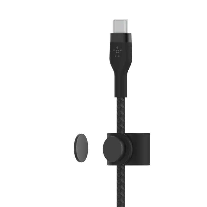 Belkin BoostCharge Pro Flex | Gevlochten siliconen USB-C/Lightning-kabel - 3m - Zwart - Image 3