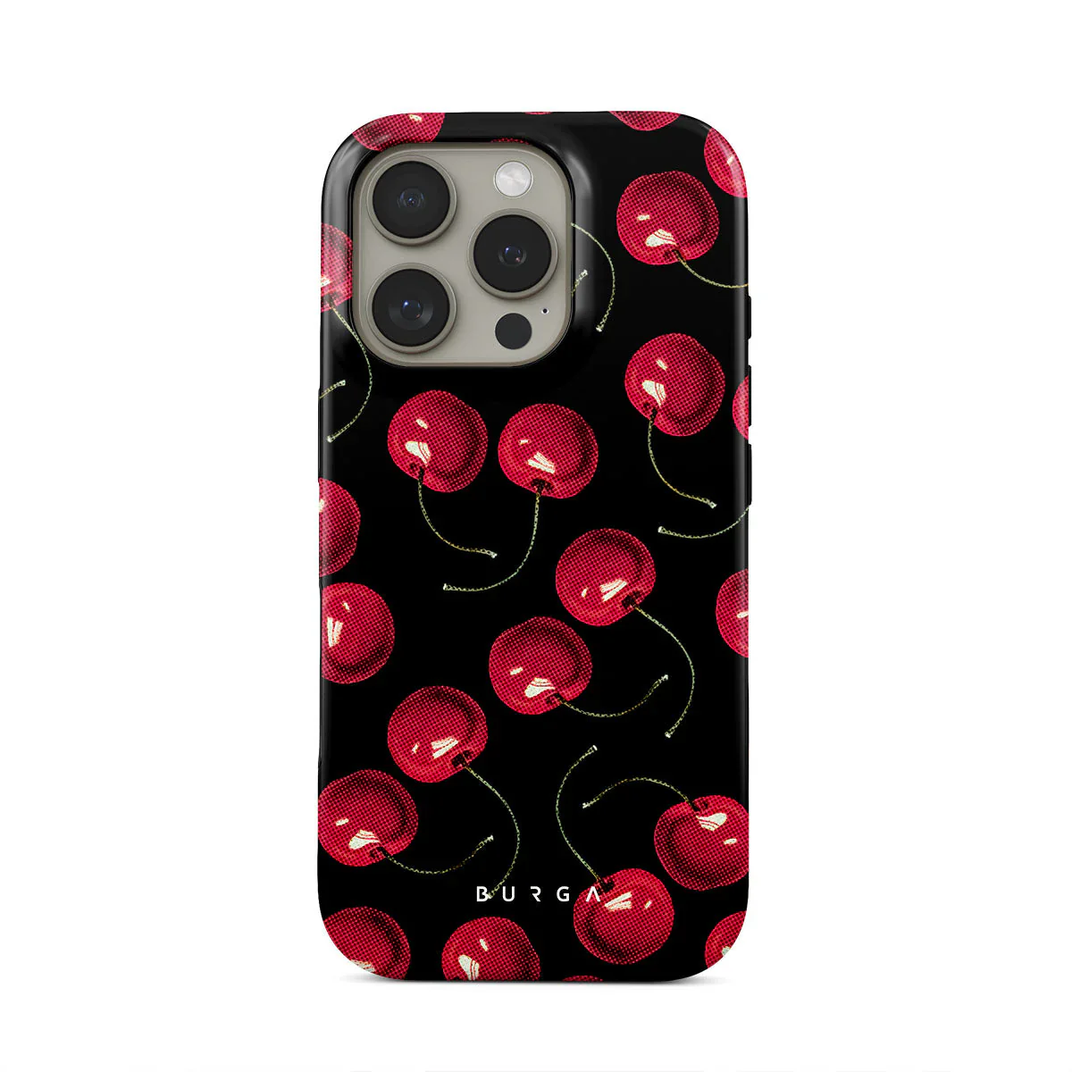 Burga Tough Case met MagSafe voor iPhone 16 Pro - Cherrybomb