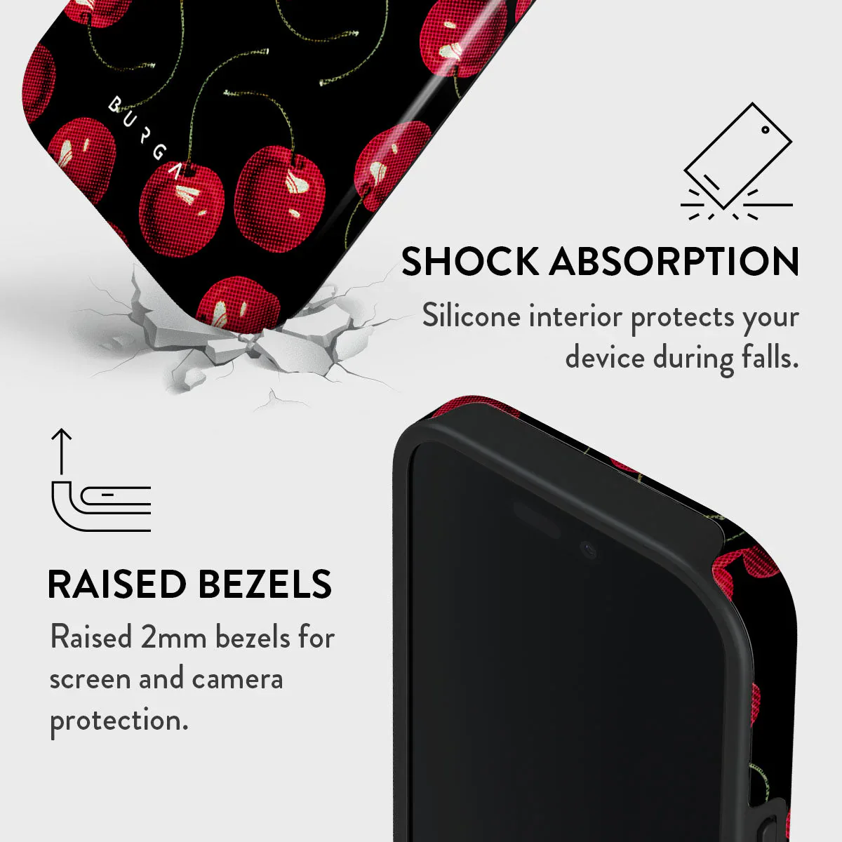 Burga Tough Case met MagSafe voor iPhone 16 Pro - Cherrybomb - Image 4