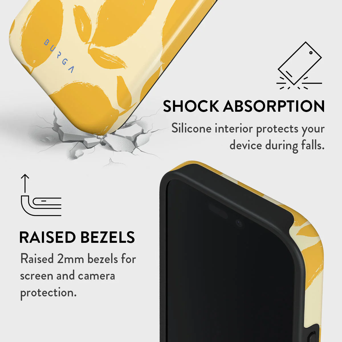Burga Tough Case met MagSafe voor iPhone 16 Pro Max - Lemon Tart - Image 4