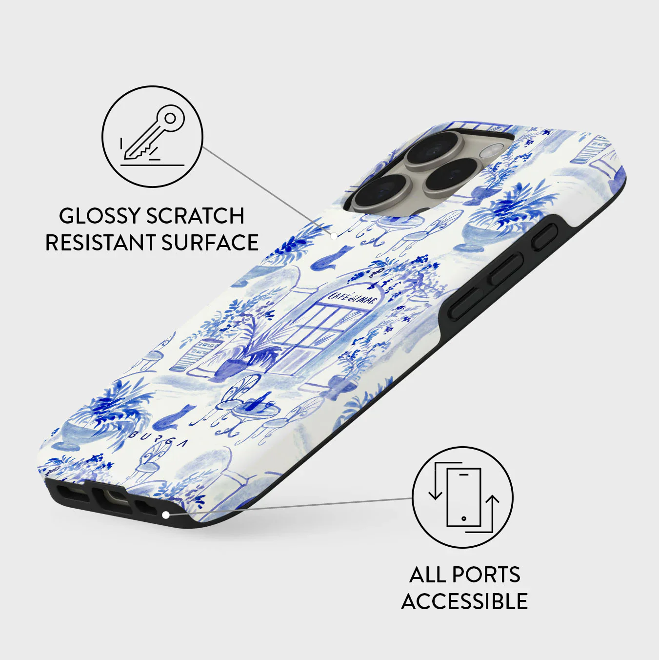 Burga Tough Case met MagSafe voor iPhone 16 Pro Max - Sobremesa - Image 3