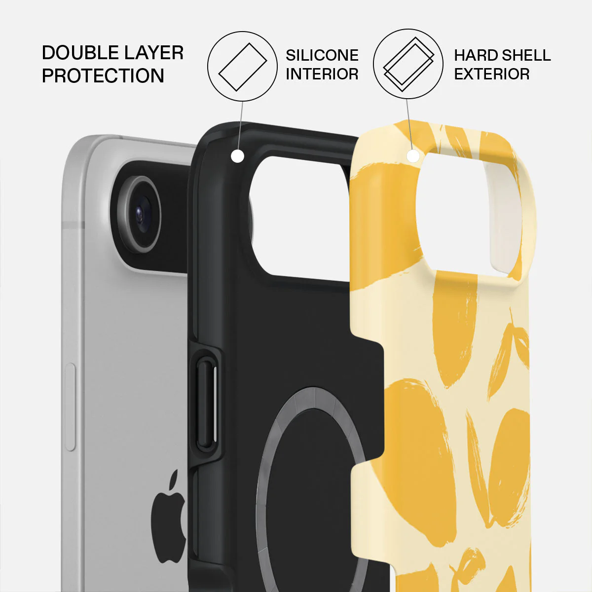 Burga Tough Case met MagSafe voor iPhone Air - Lemon Tart - Image 2