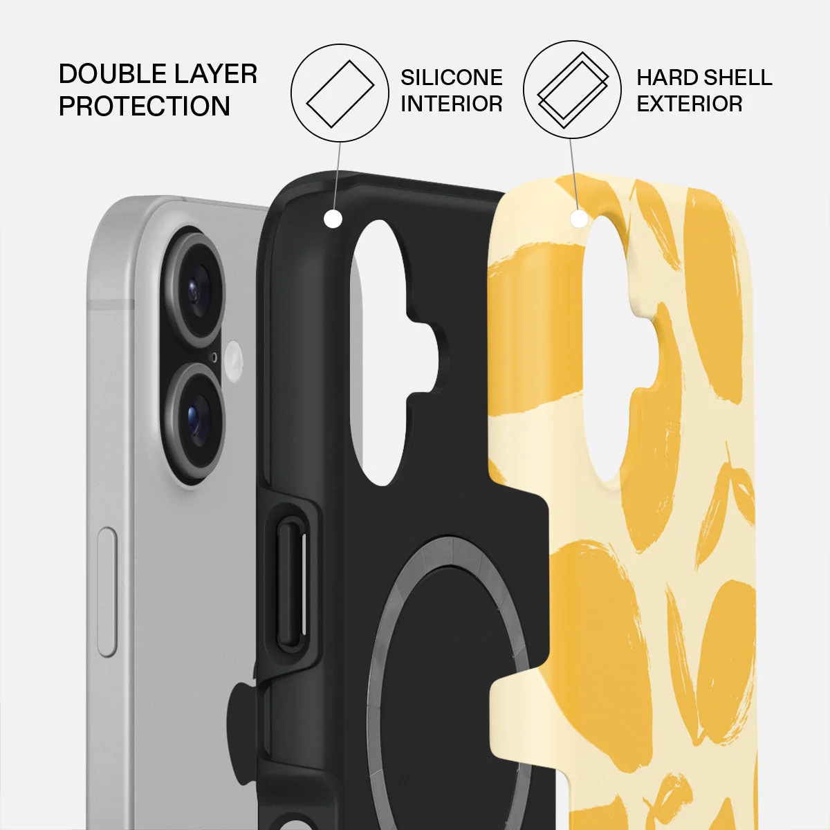 Burga Tough Case met MagSafe voor iPhone 17 - Lemon Tart - Image 2