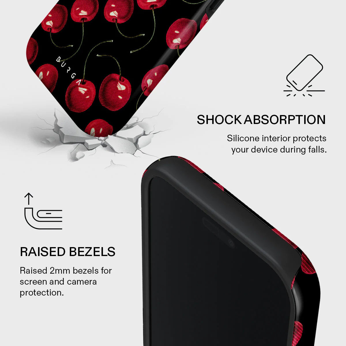 Burga Tough Case met MagSafe voor iPhone 17 Pro - Cherrybomb - Image 4