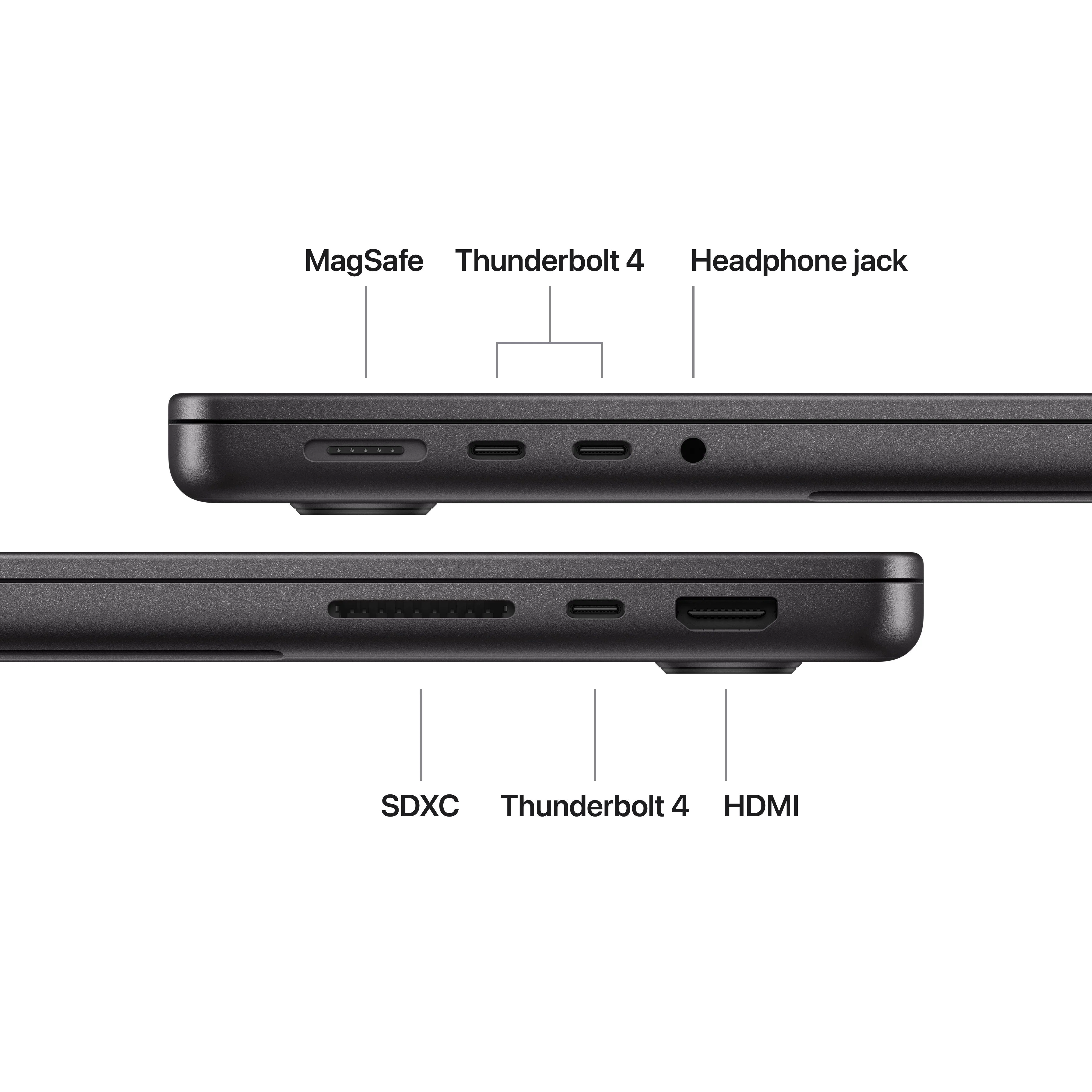 14-inch MacBook Pro: Apple M5-chip met 10‑Core CPU en 10‑Core GPU, 24 GB, 1 TB SSD - Spacezwart (Azerty FR) - Image 7
