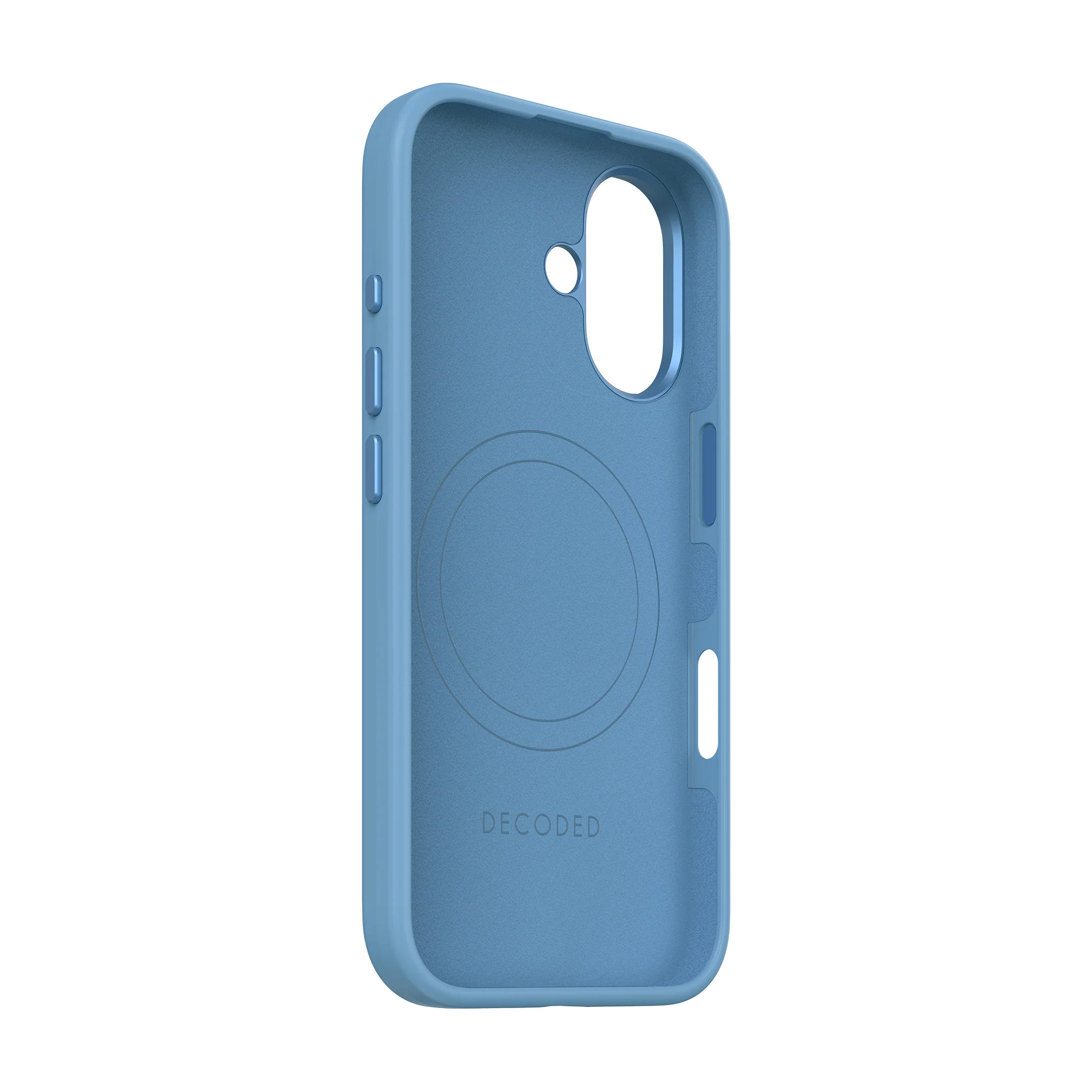 EOL Decoded Antimicrobial Silicone Backcover voor iPhone 16 - Hemelsblauw - Image 4