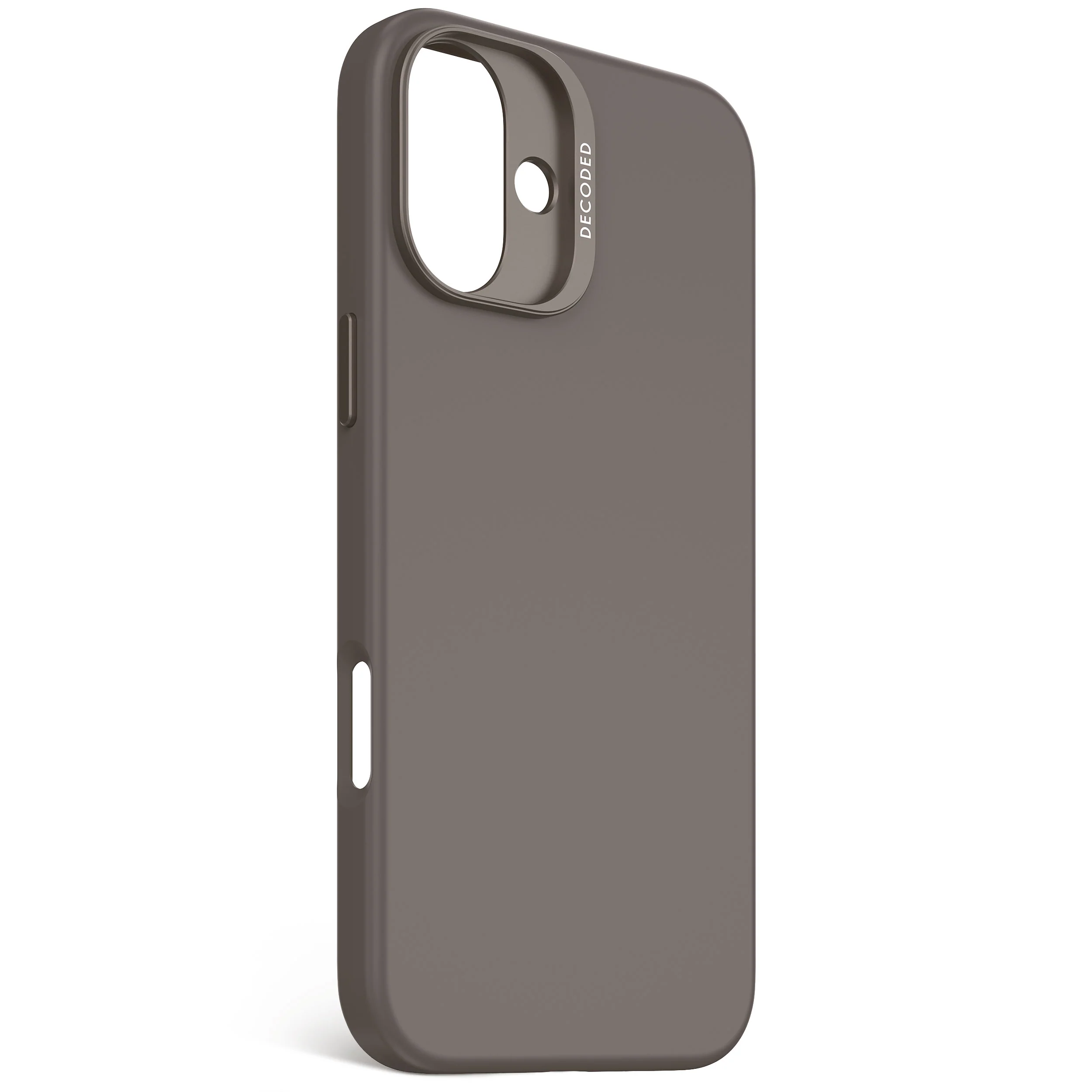 EOL Decoded Antimicrobial Silicone Backcover voor iPhone 16 Plus - Phantom Zwart - Image 3