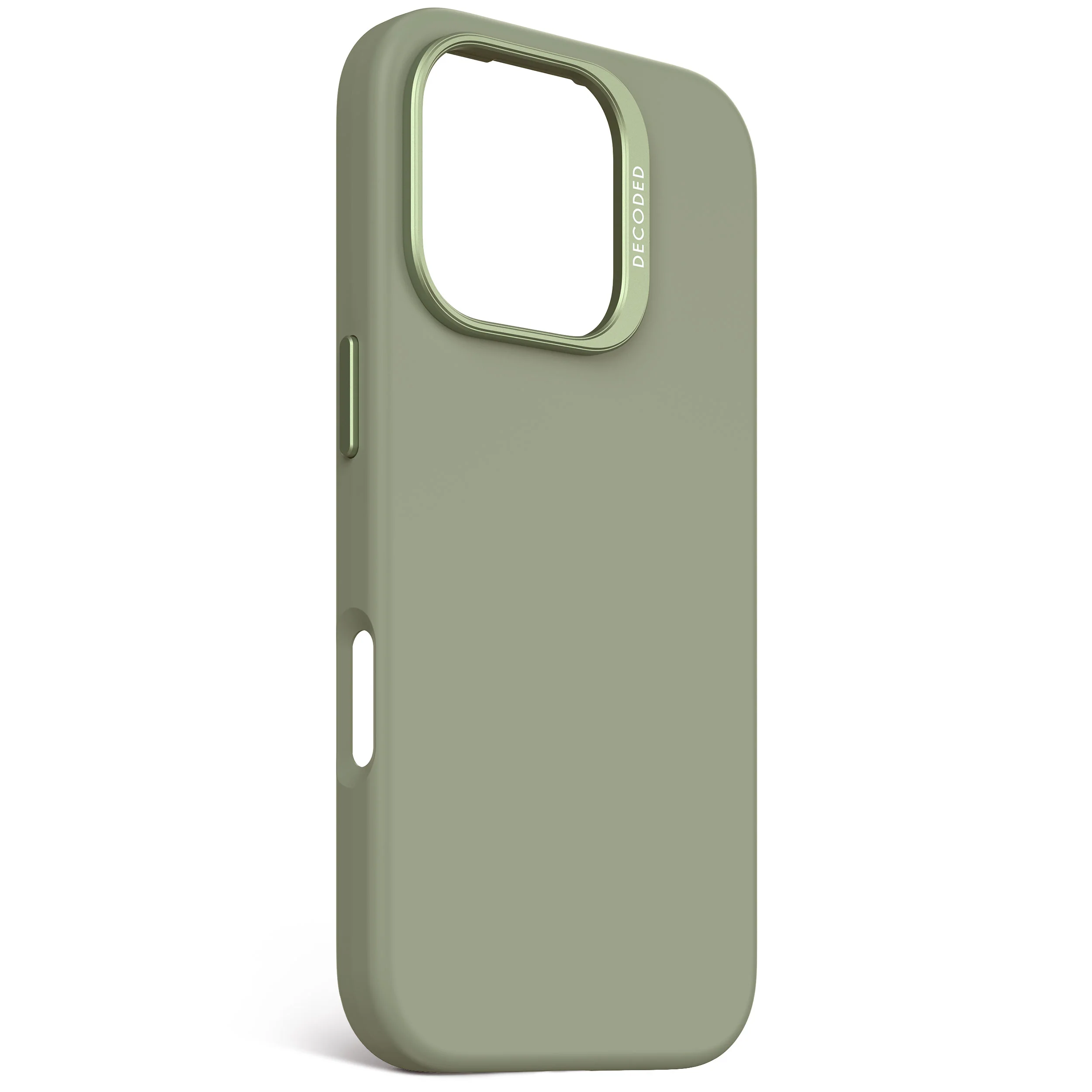EOL Decoded Antimicrobial Silicone Backcover voor iPhone 16 Pro - Jade - Image 3