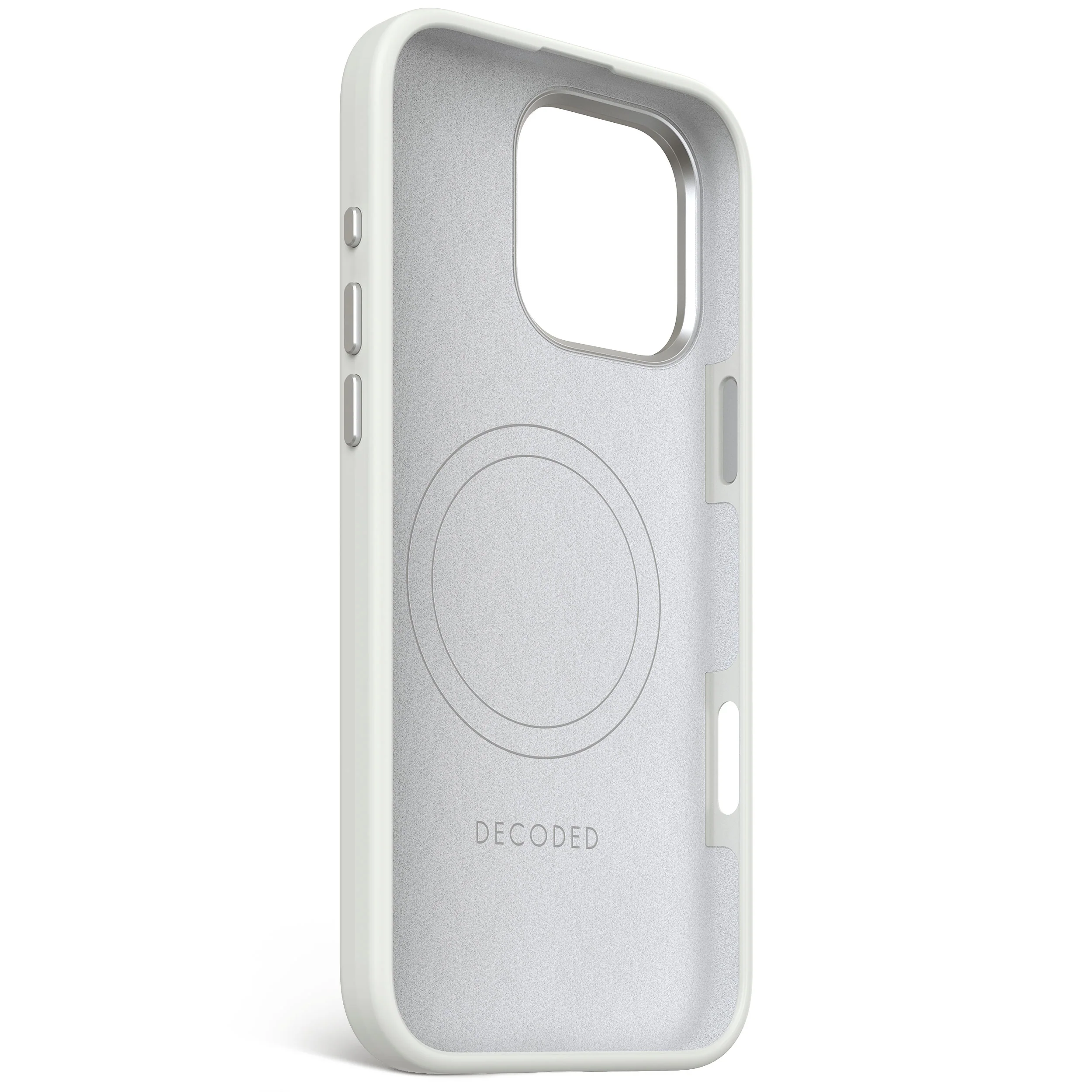 EOL Decoded Antimicrobial Silicone Backcover voor iPhone 16 Pro Max - Steengrijs - Image 4