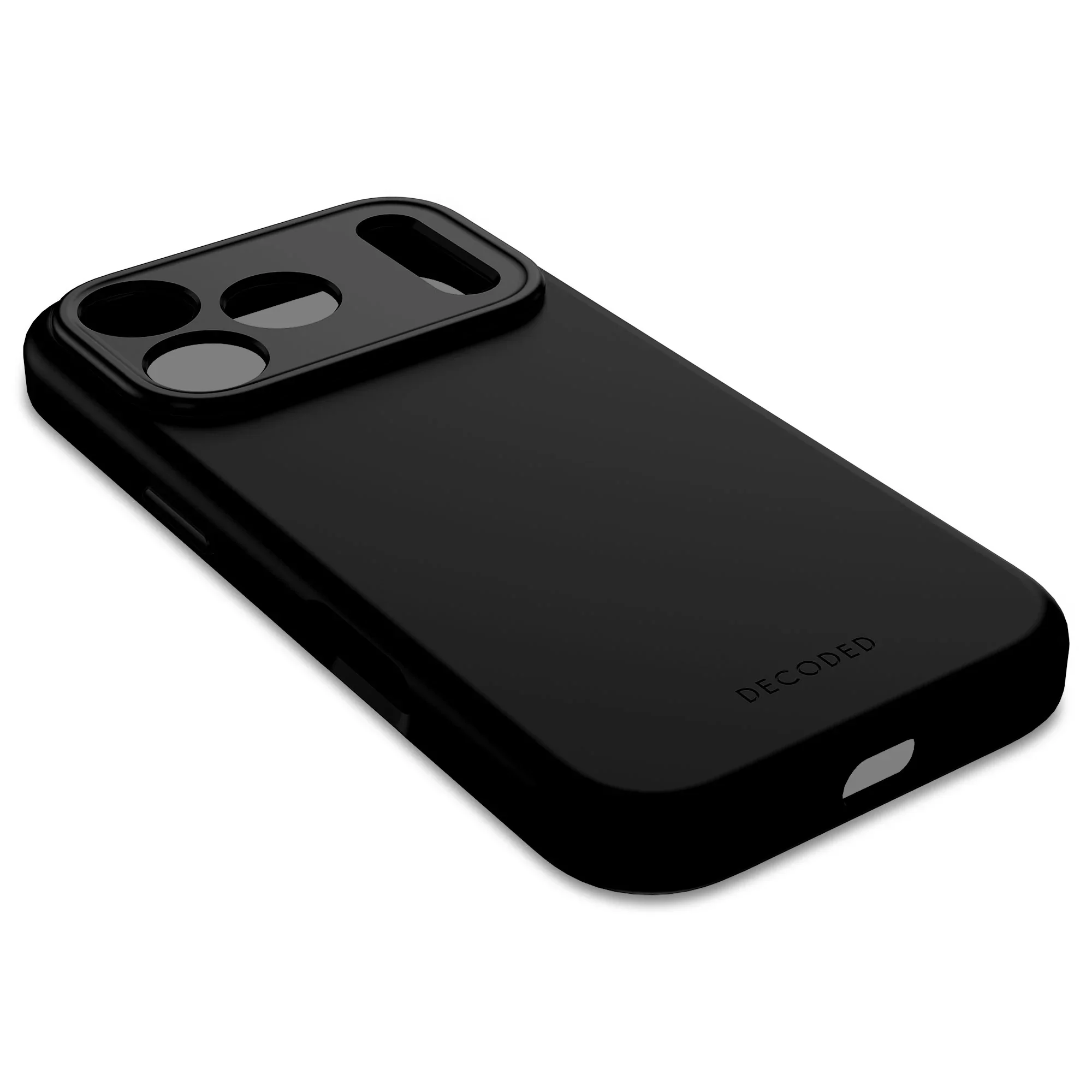 Decoded Antimicrobial Silicone Backcover voor iPhone 17 Pro - Phantom Zwart - Image 6