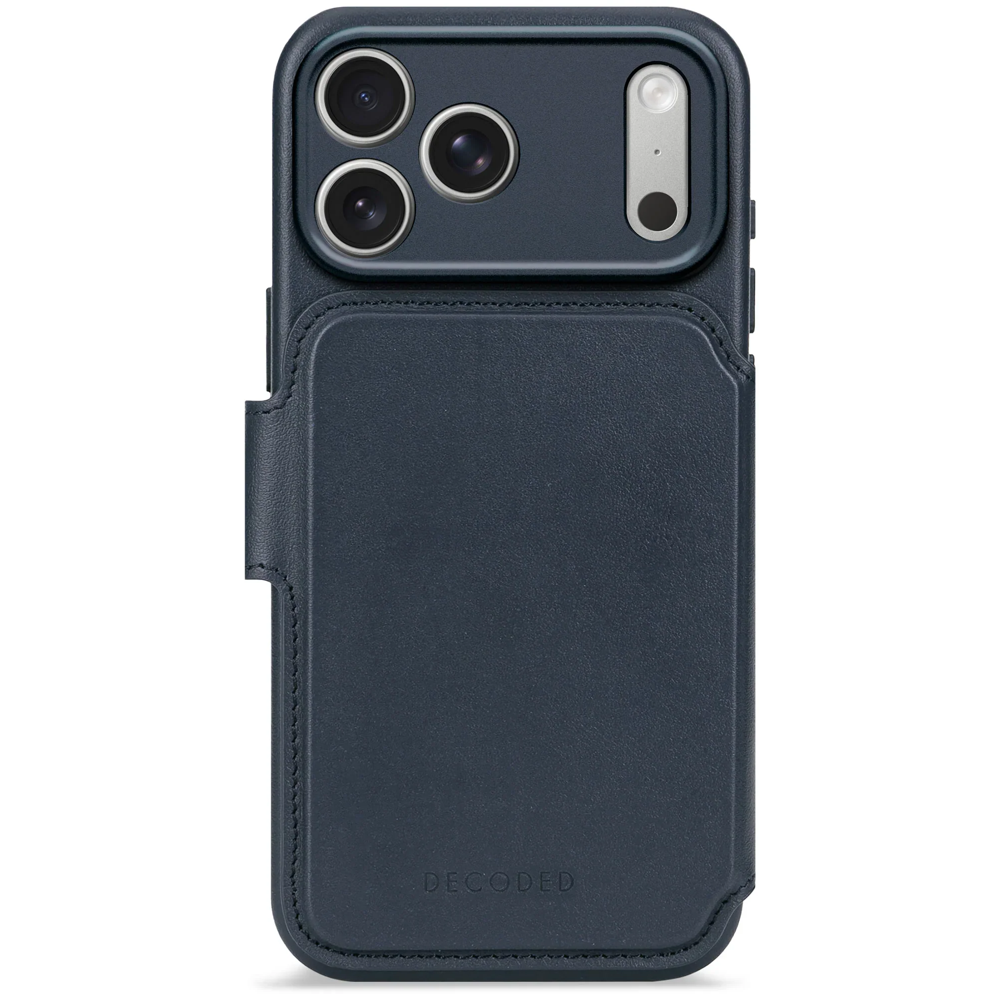 Decoded Detachable Wallet voor iPhone 17 Pro - Marineblauw