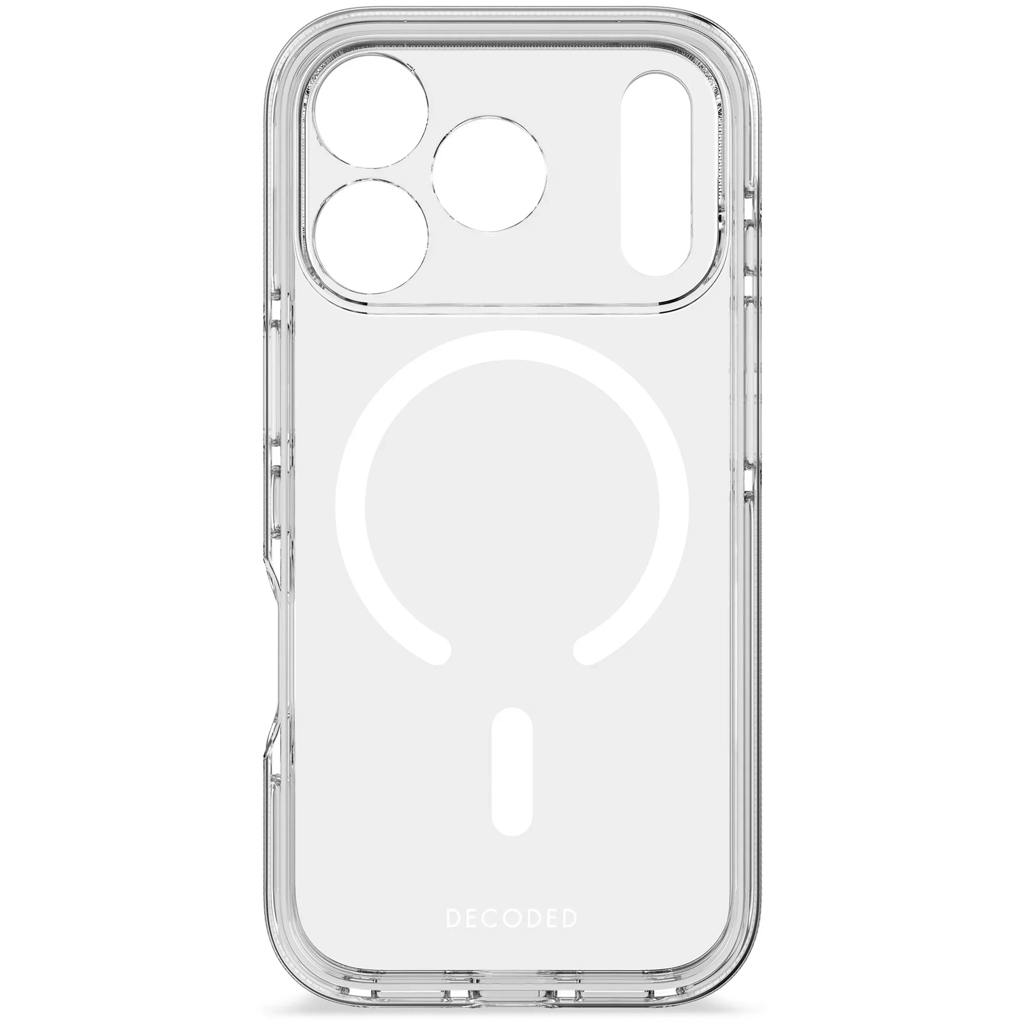 Decoded DropTec Transparent Backcover voor iPhone 17 Pro - Transparant