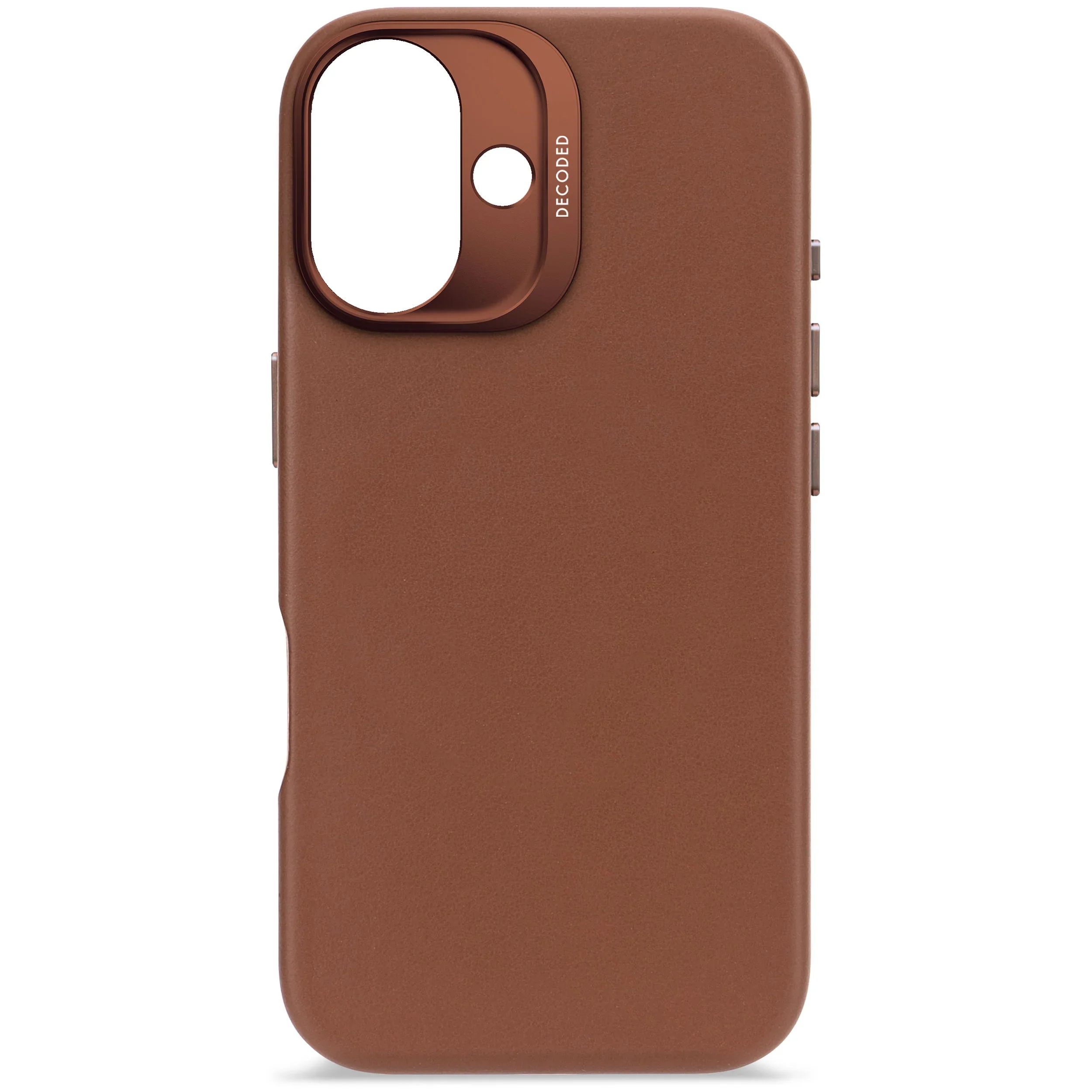 EOL Decoded Leren hoesje voor iPhone 16 - Bruin - Image 3