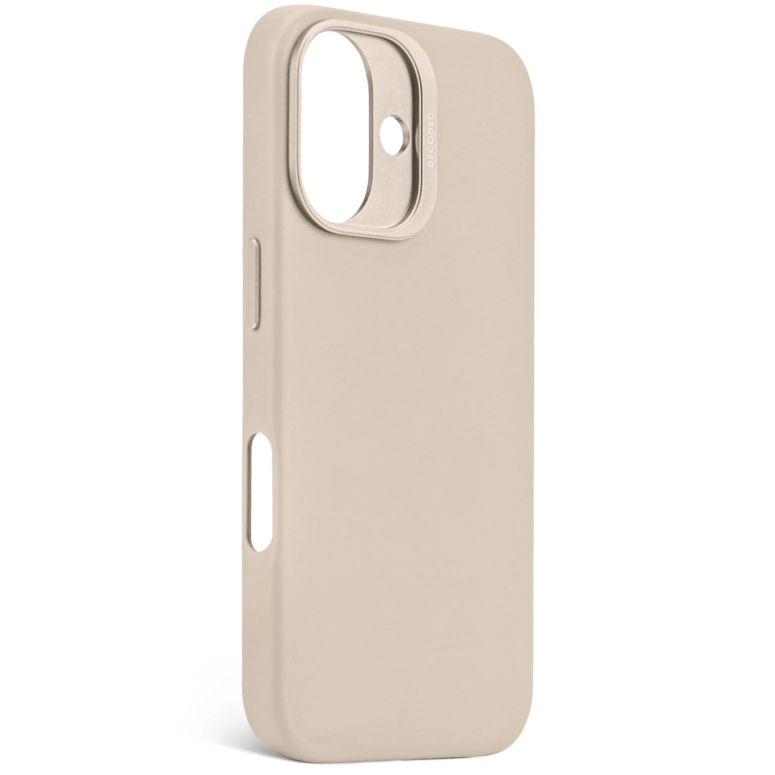 EOL Decoded Leren hoesje voor iPhone 16 - Klei - Image 4