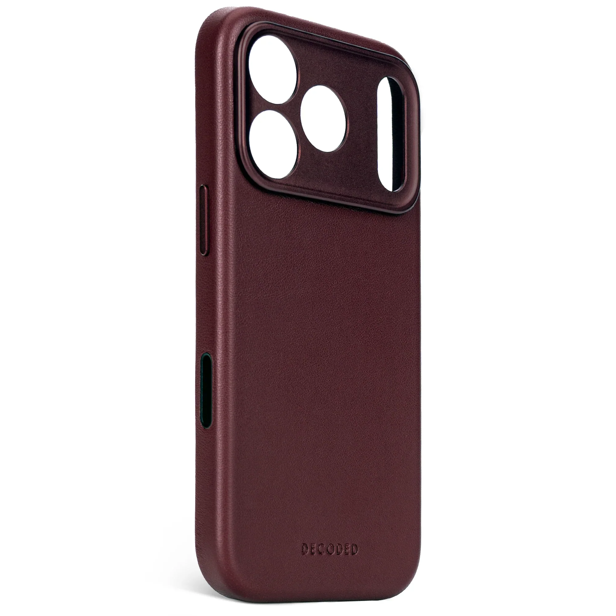 Decoded Leren hoesje voor iPhone 17 Pro - Dark ruby - Image 2